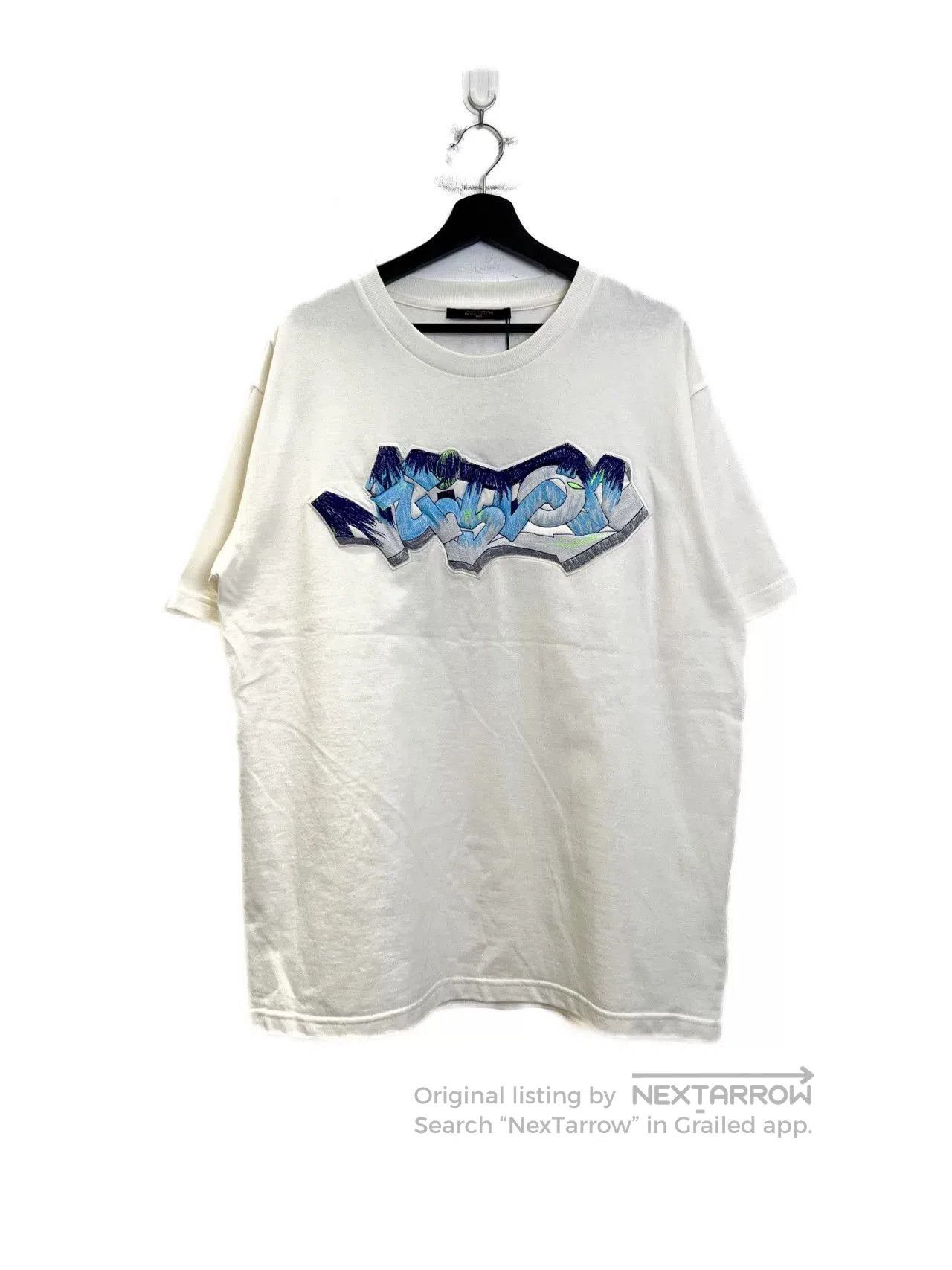 Louis Vuitton Louis Vuitton LV Graffiti Embroidery Tee. Size US XL / EU 56 / 4 - 2 Thumbnail
