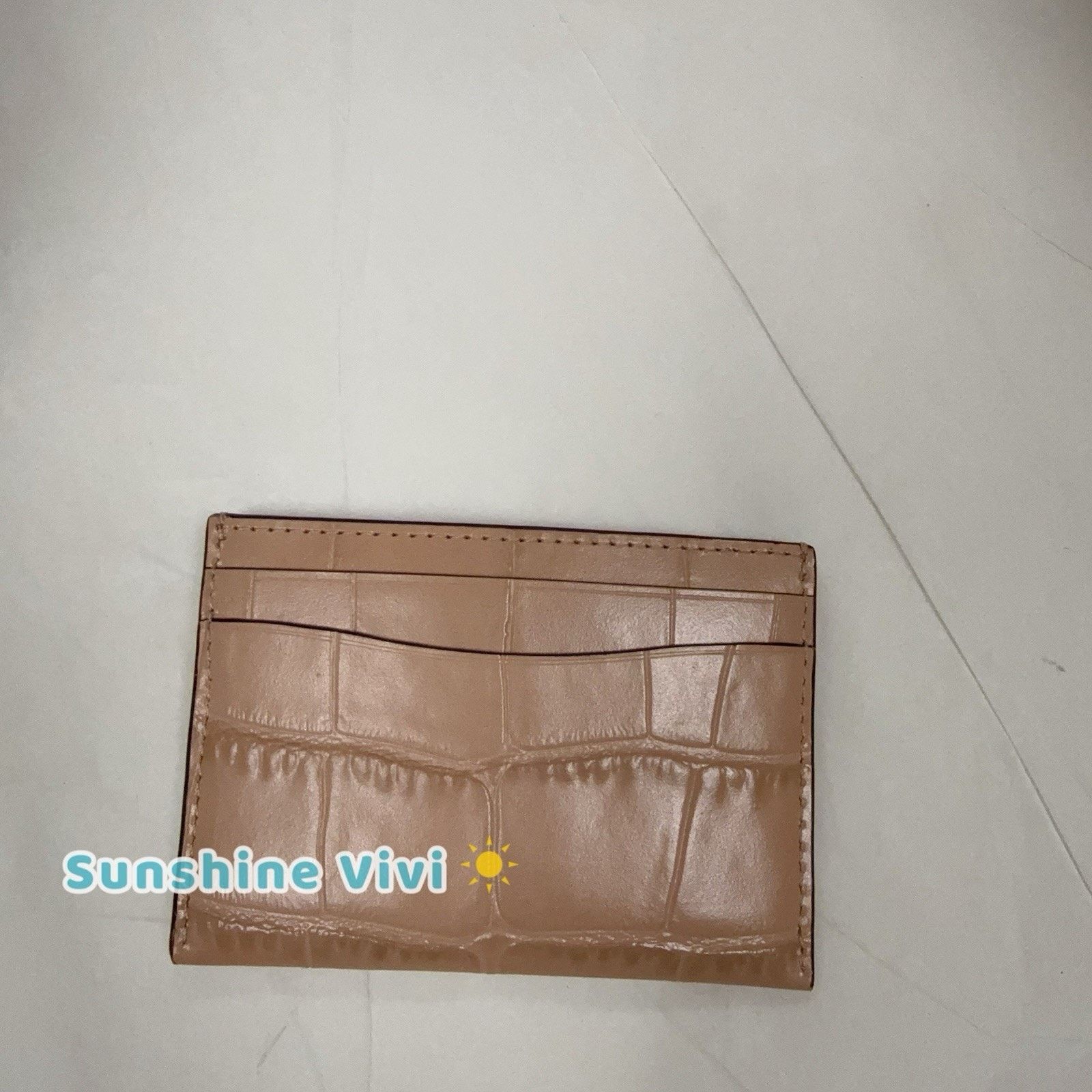 Coach NWT Coach Essential Card Case Buff CP445 Leather Size ONE SIZE - 2 Thumbnail