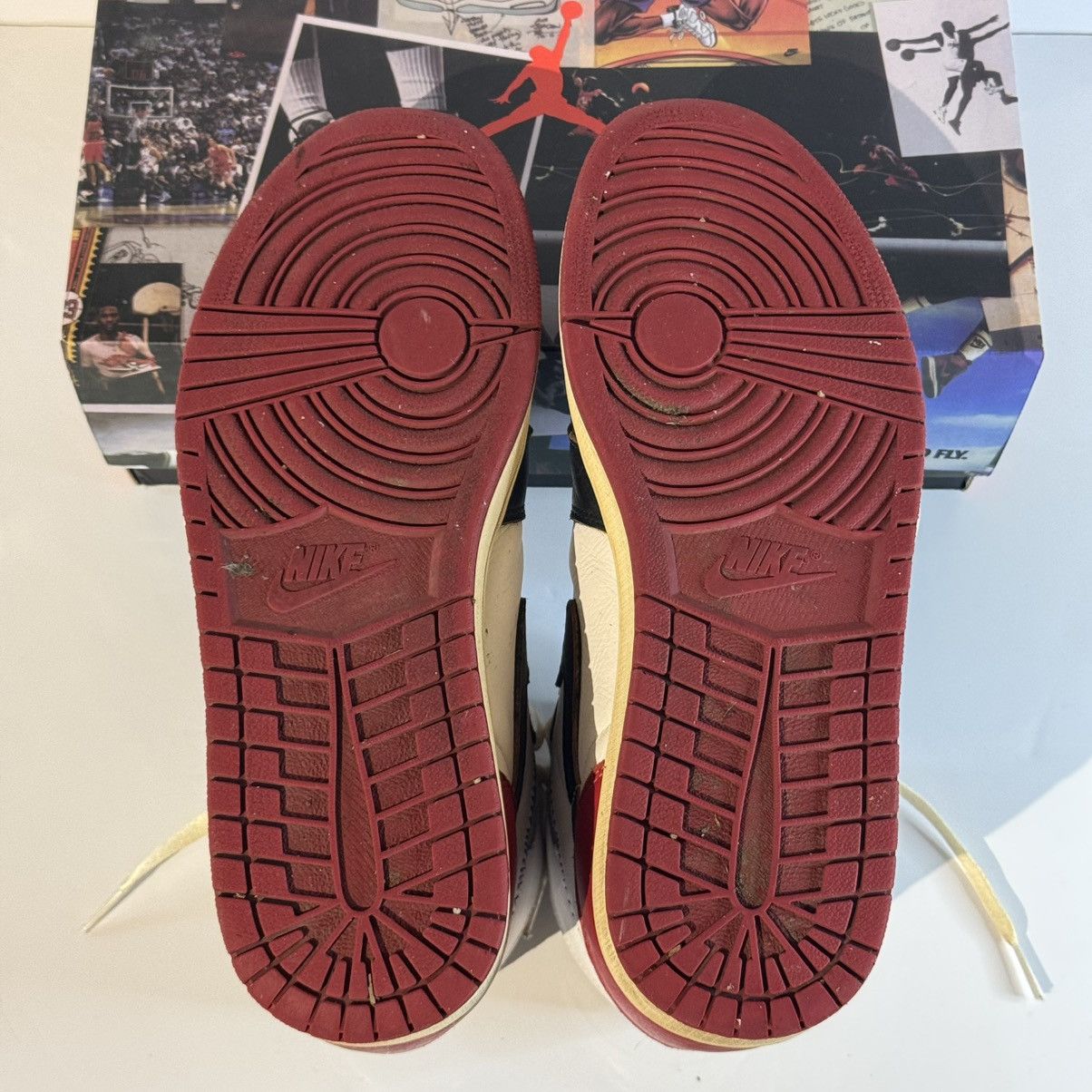 Jordan Brand × Union LA Union LA x Air Jordan 1 Retro High NRG 'Black Toe' Size US 13 / EU 46 - 6 Thumbnail