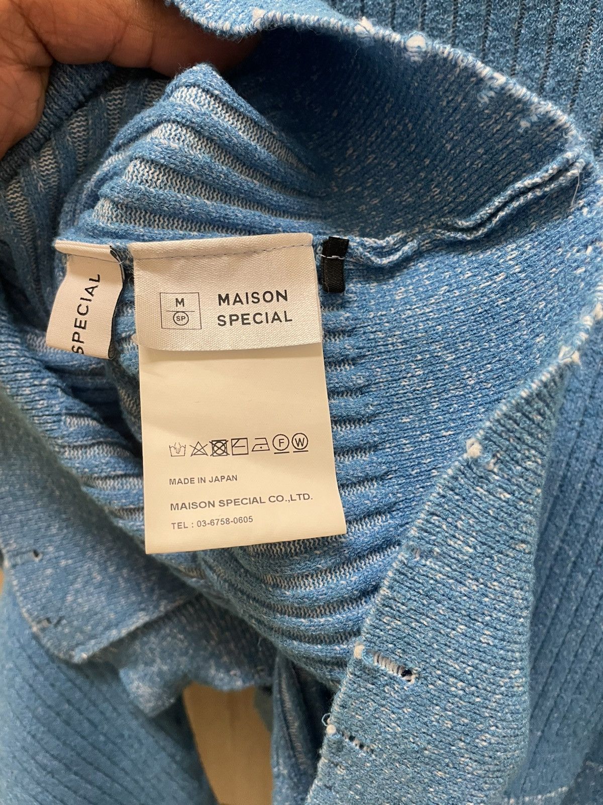 Japanese Brand Maison Special Crop Cardigan Size ONE SIZE - 7 Thumbnail