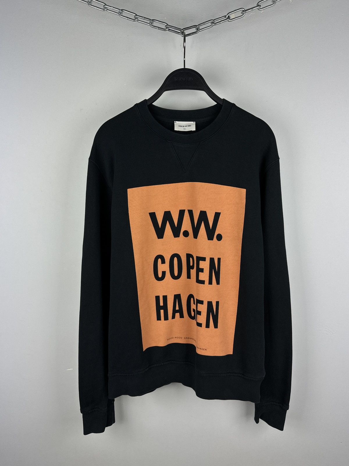 Vintage × Wood Wood Vintage Y2K Wood Wood Copenhagen Sweatshirt American Style Size US S / EU 44-46 / 1 - 1 Thumbnail