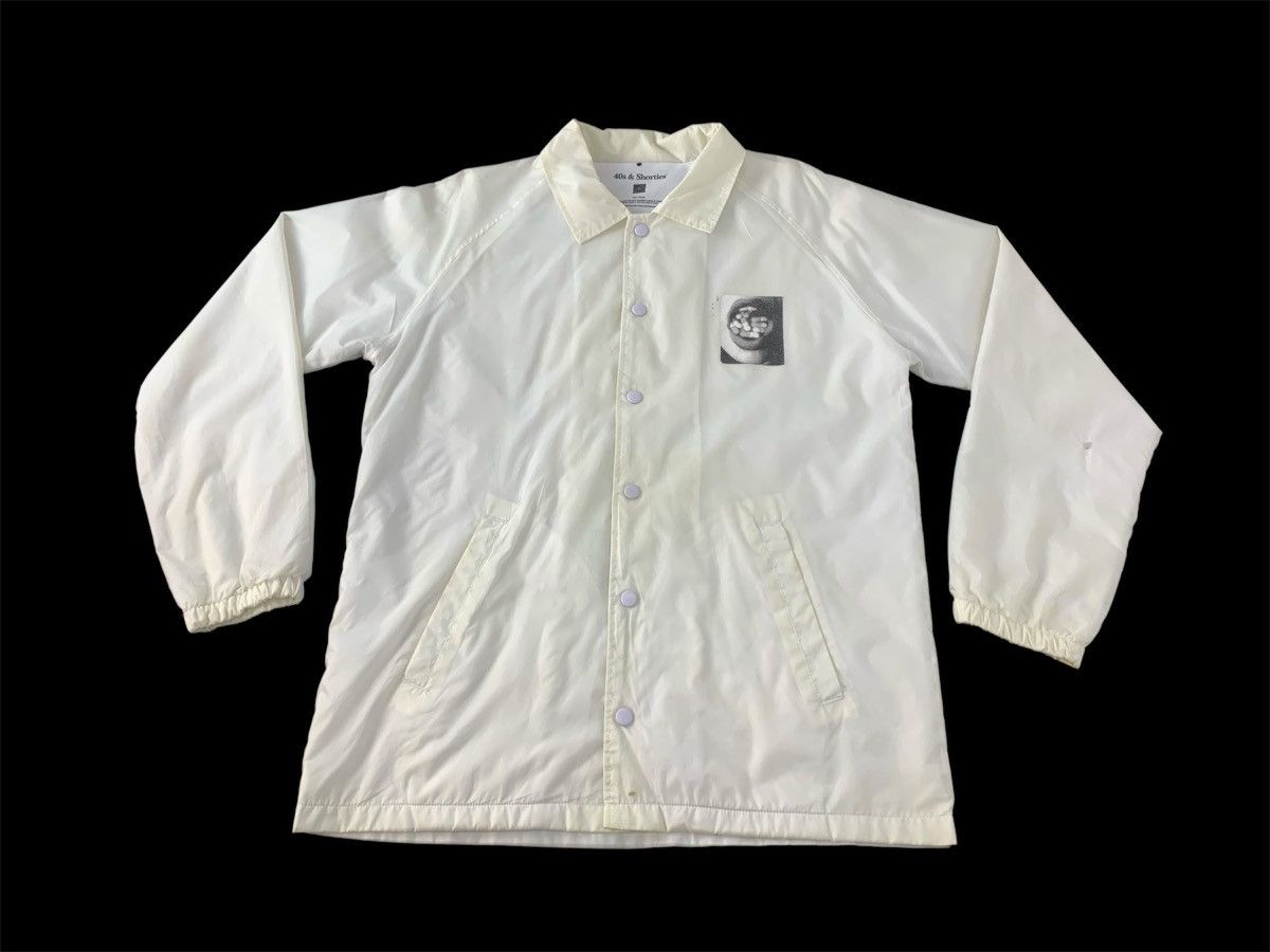 40's & Shorties 90s 40s & Shorties Box Pills Logo White Coaches Windbreakers Size US M / EU 48-50 / 2 - 2 Thumbnail