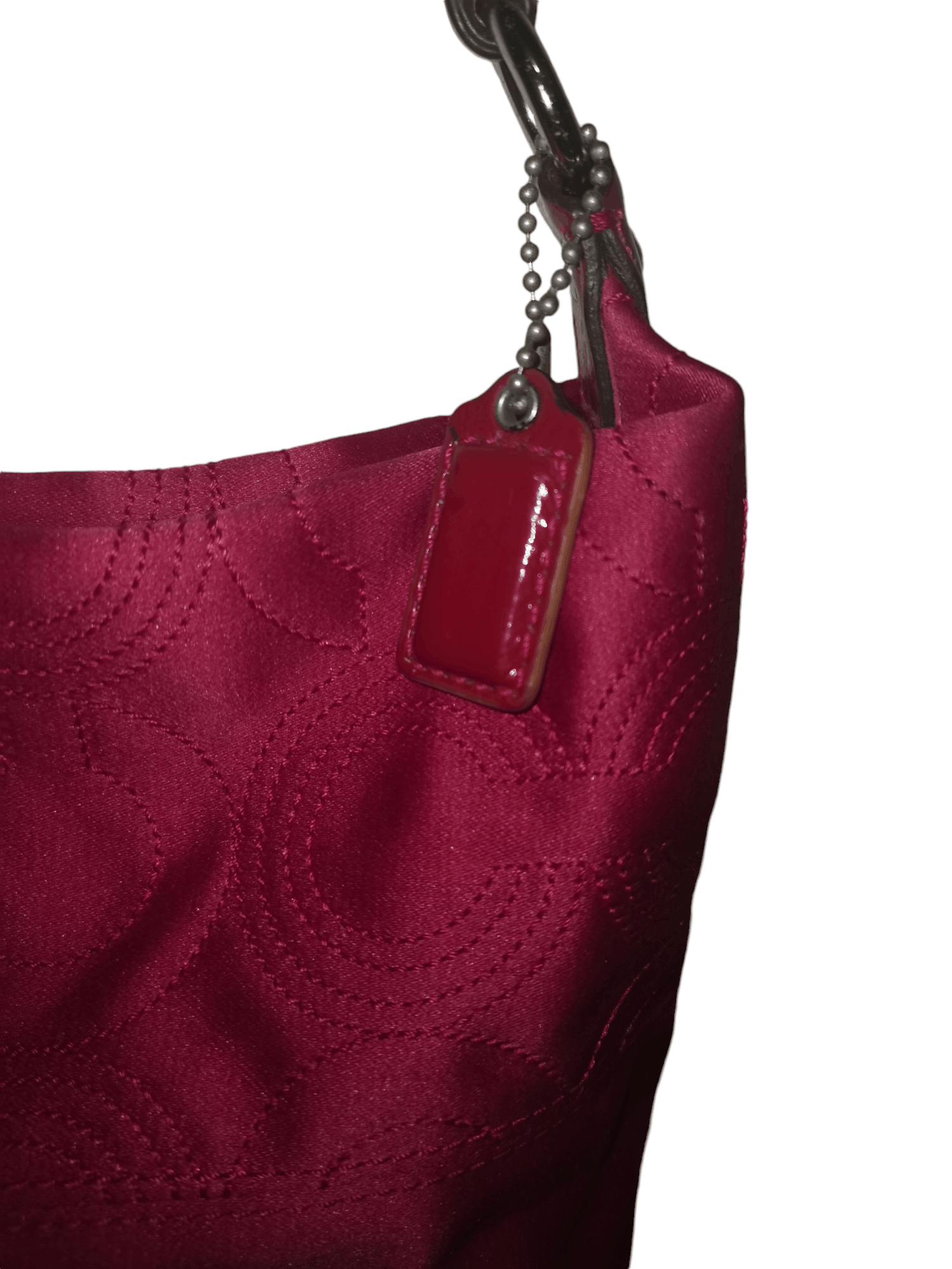 Coach Coach monogram pink pochette hand bag baguette Size ONE SIZE - 5 Thumbnail