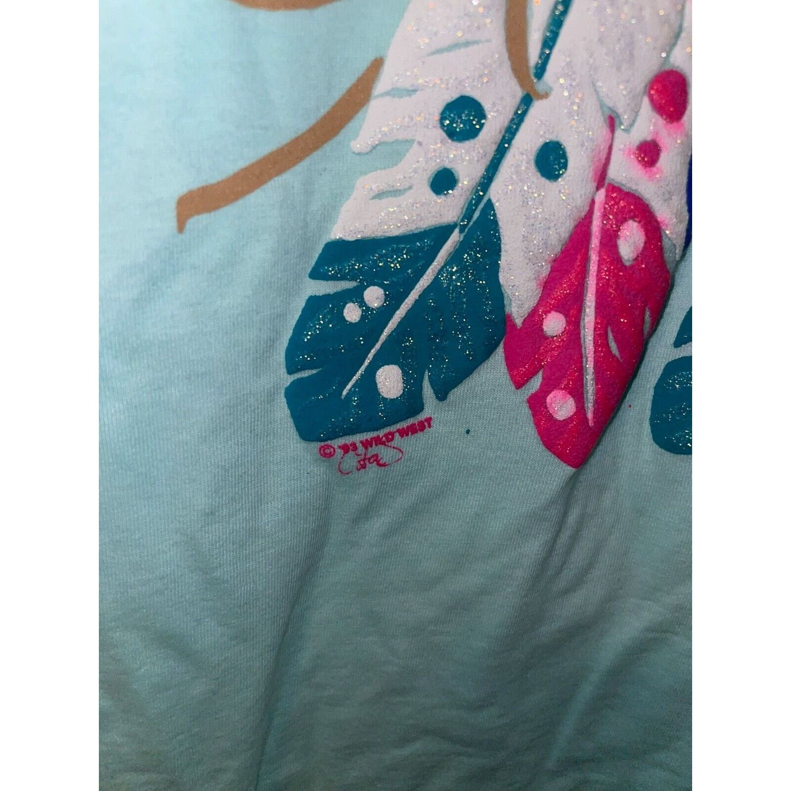Jerzees Vintage Montana Shirt Native American Feather Tee VTG 90s L Size US L / EU 52-54 / 3 - 6 Thumbnail