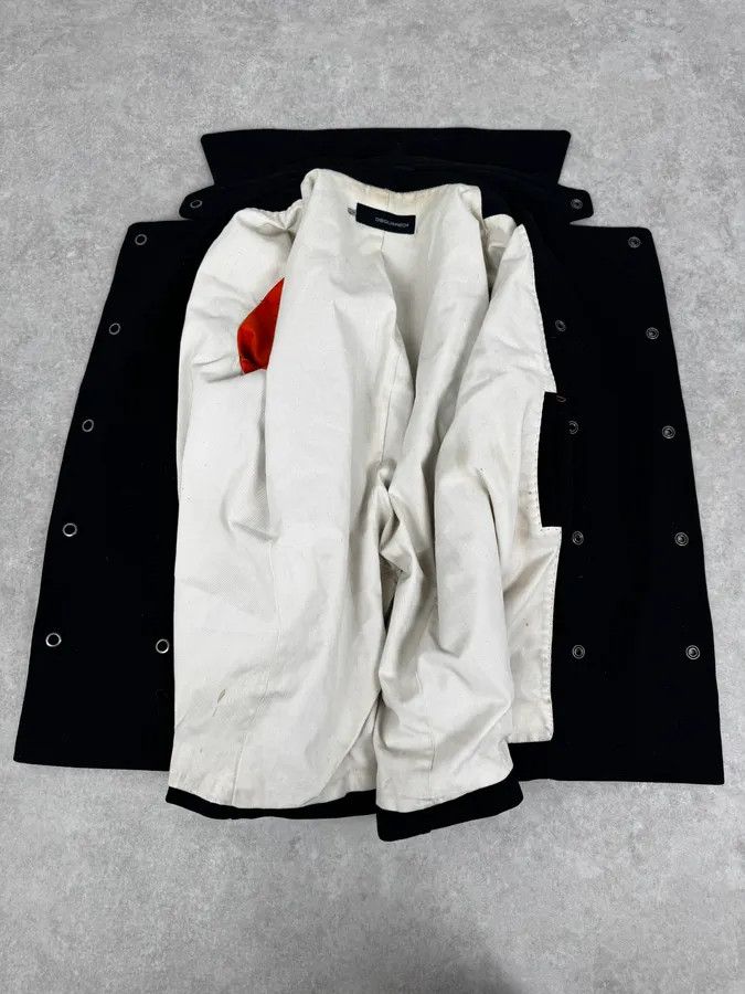 Dsquared2 AW2007 Dsquared2 Black Wool Buttoned Caban Jacket Size US M / EU 48-50 / 2 - 8 Thumbnail