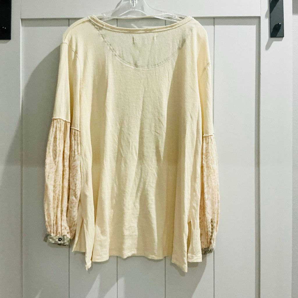 Free People Free People We The Free Jade Long Sleeve Top Floral XS Size XXS / US 00 / IT 34 - 6 Thumbnail