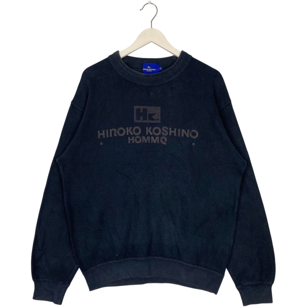 Vintage Vintage Hiroko Koshino Homme Sweatshirt Crewneck Logo Size M Size US M / EU 48-50 / 2 - 1 Thumbnail