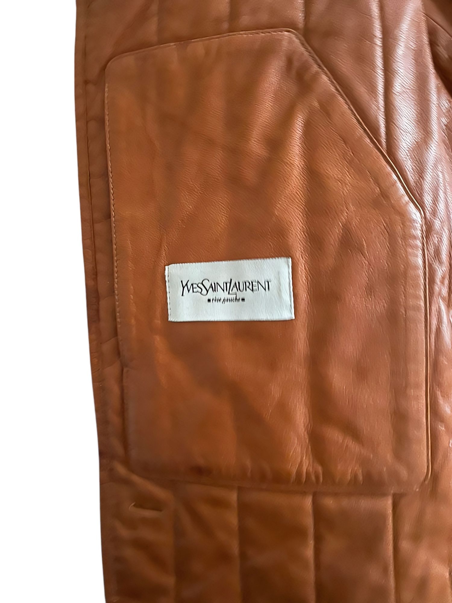 Saint Laurent Paris F/W 2002 RUNWAY LEATHER BIKER ASYMMETRIC CLOSURE BY TOM FORD Size US S / EU 44-46 / 1 - 6 Thumbnail