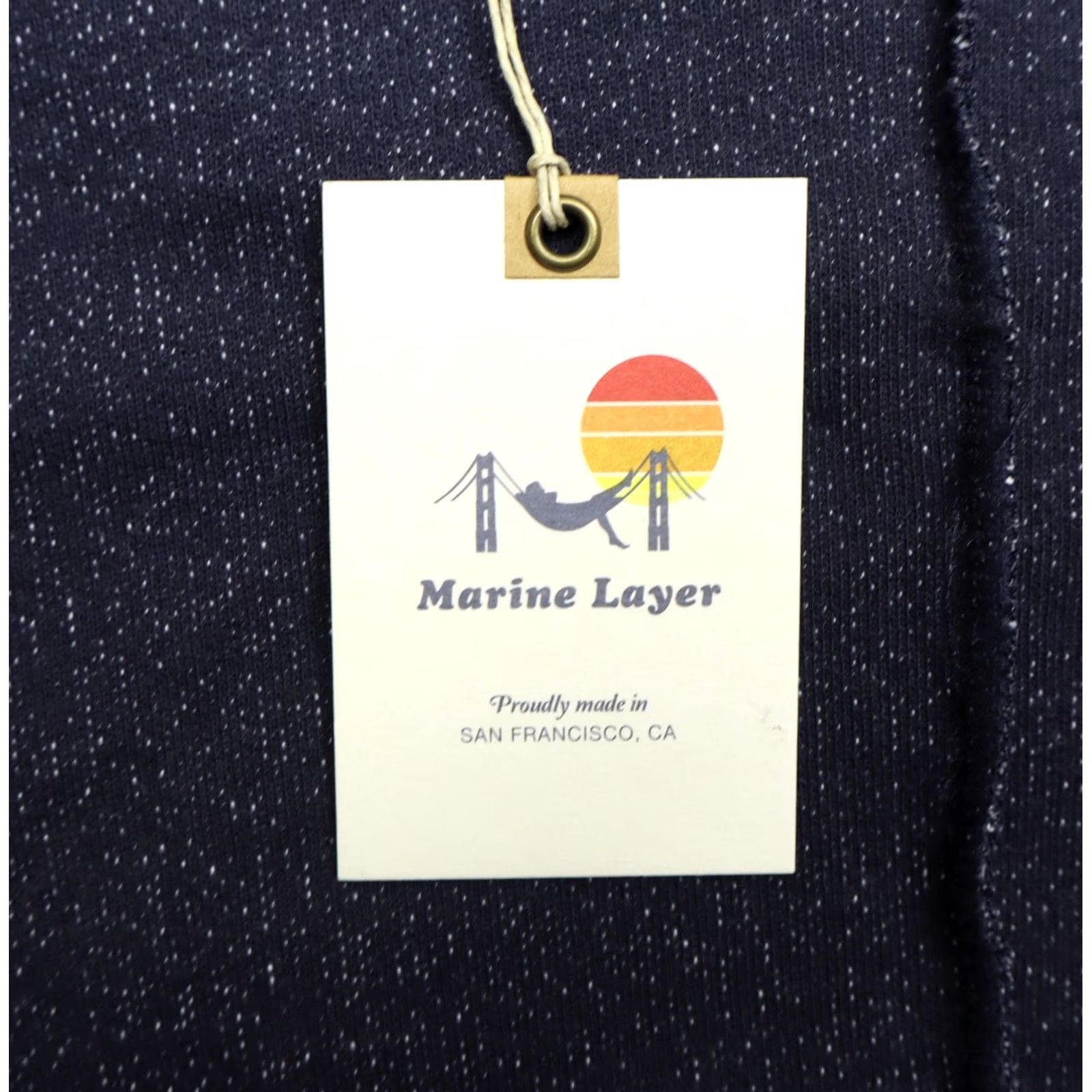 Marine Layer Marine Layer Dress 3/4 Sleeve Women's L Gray Cotton Blend Knit Pencil Sheath Casual Size L / US 10 / IT 46 - 5 Thumbnail