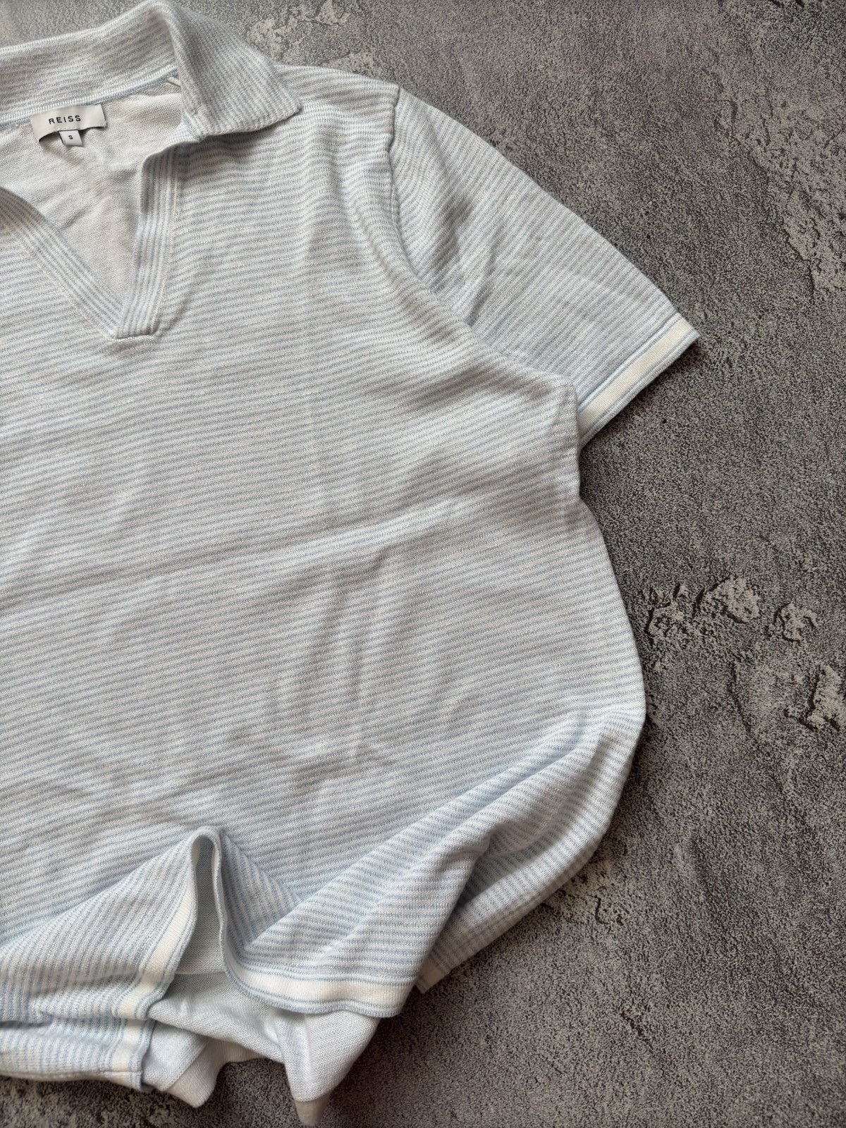 Designer × Reiss Reiss S striped polo tee T-shirt Size US S / EU 44-46 / 1 - 3 Thumbnail