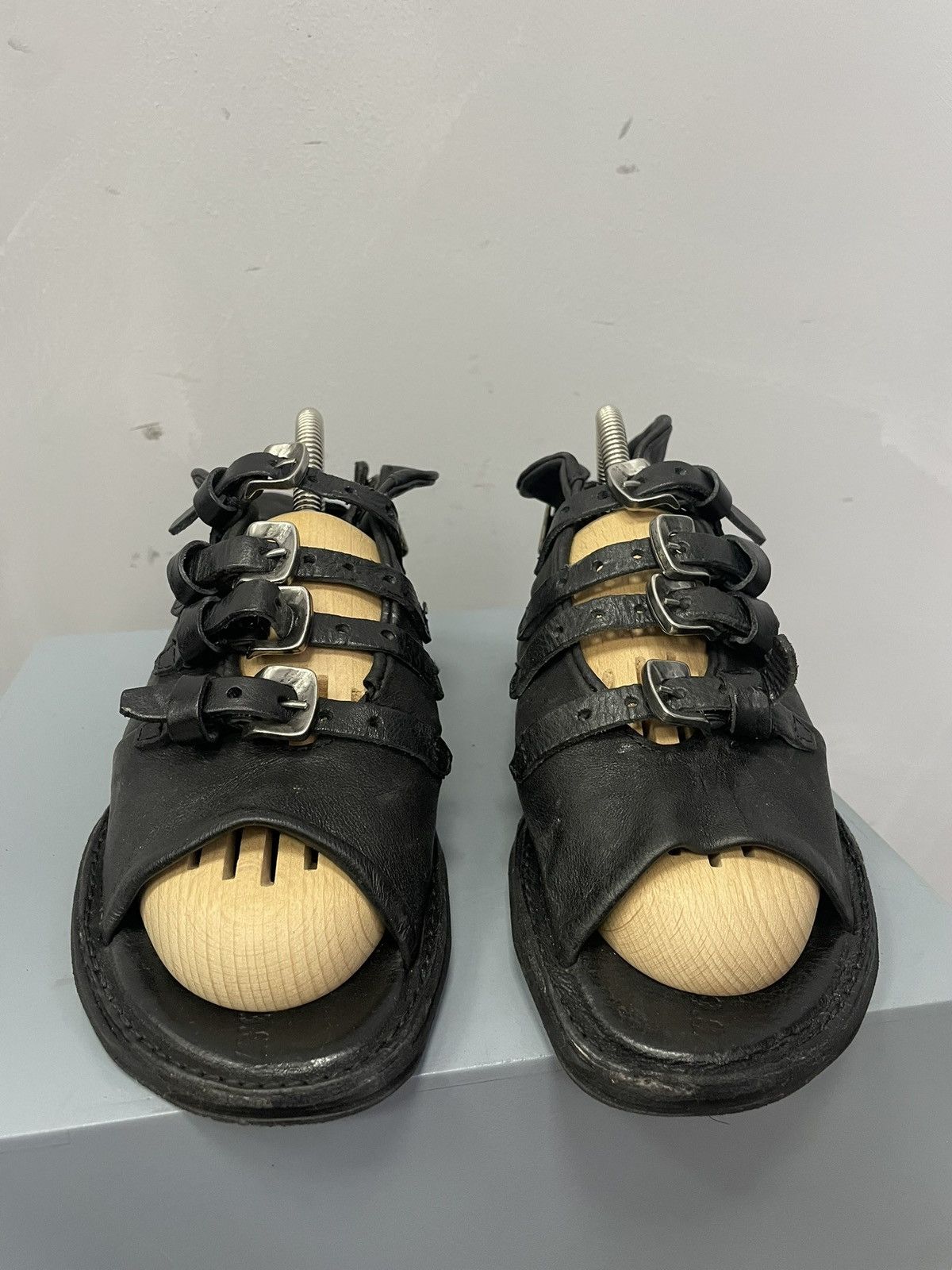 A.S.98 × Japanese Brand × Vintage AS98 Boots Y2K Vintage Archive Opium Goth Avantgarde Size US 7 / IT 37 - 3 Thumbnail