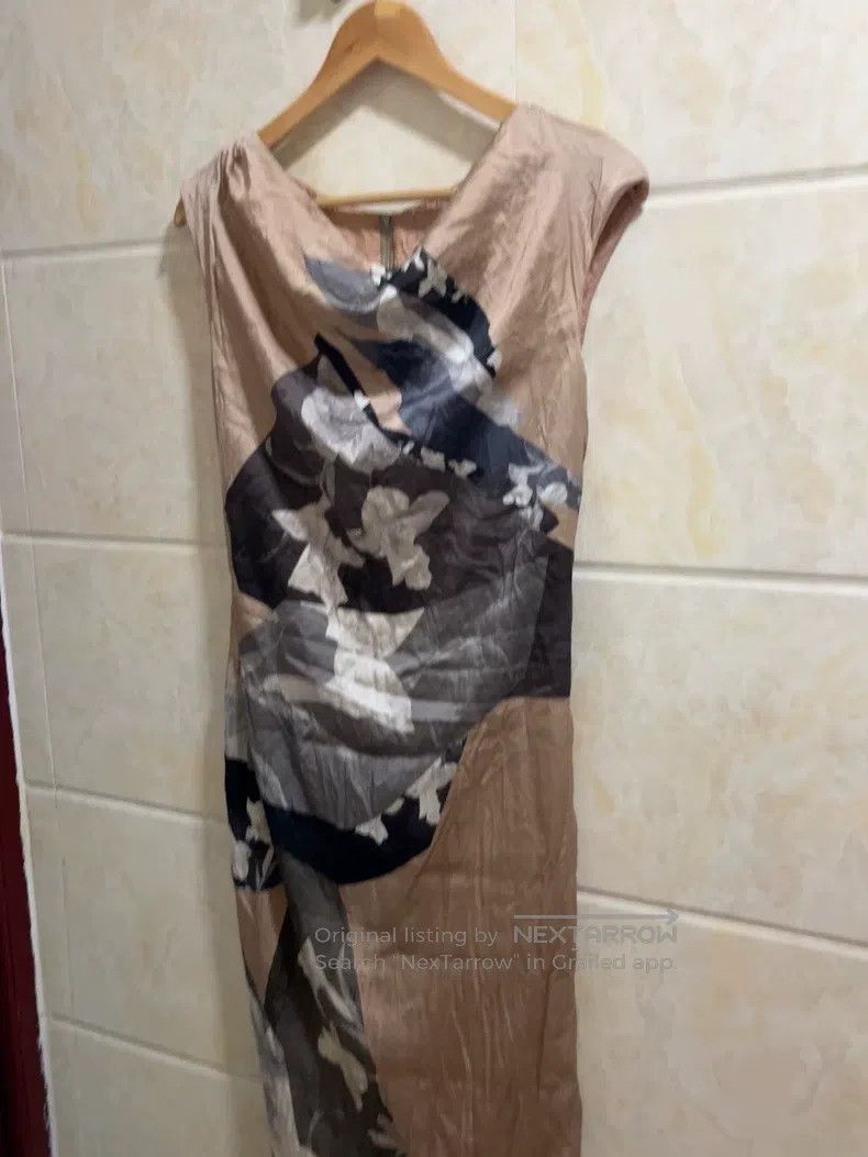 Dries Van Noten Dries Van Noten size:36 Silk Printed Dress Size S / US 4 / IT 40 - 1 Thumbnail