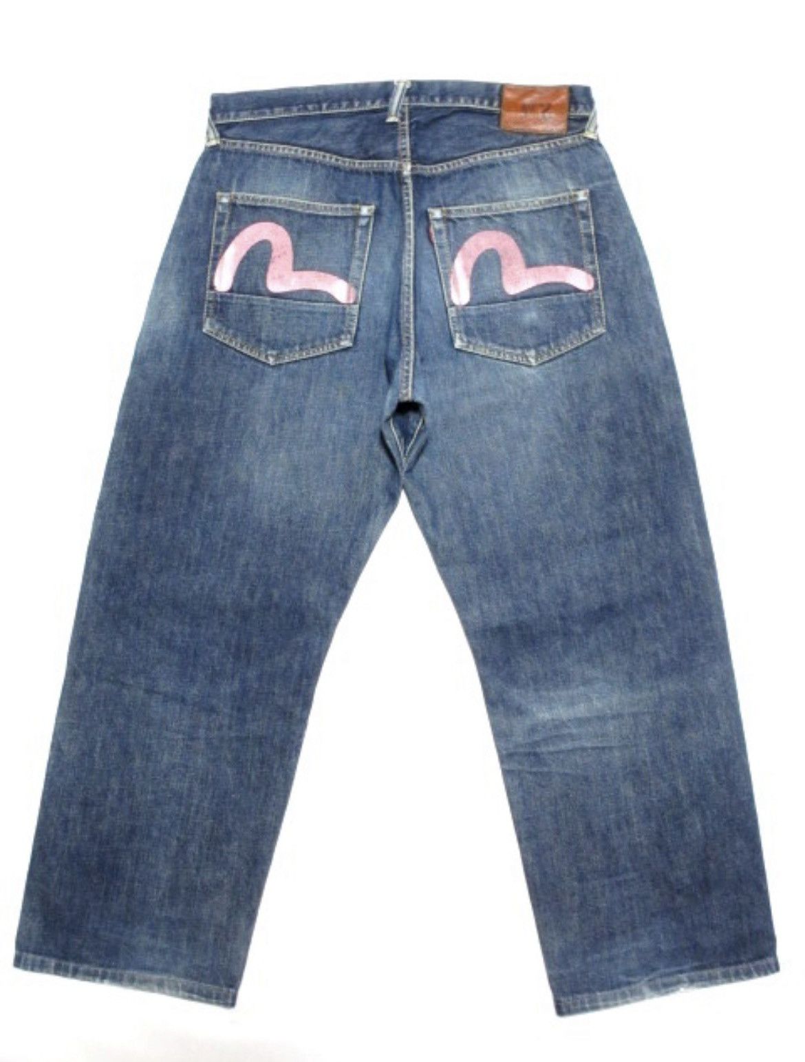 image of Evisu Jeans Seagull Paint Denim No.2 Lot.2001 in Indigo, Men's (Size 36)