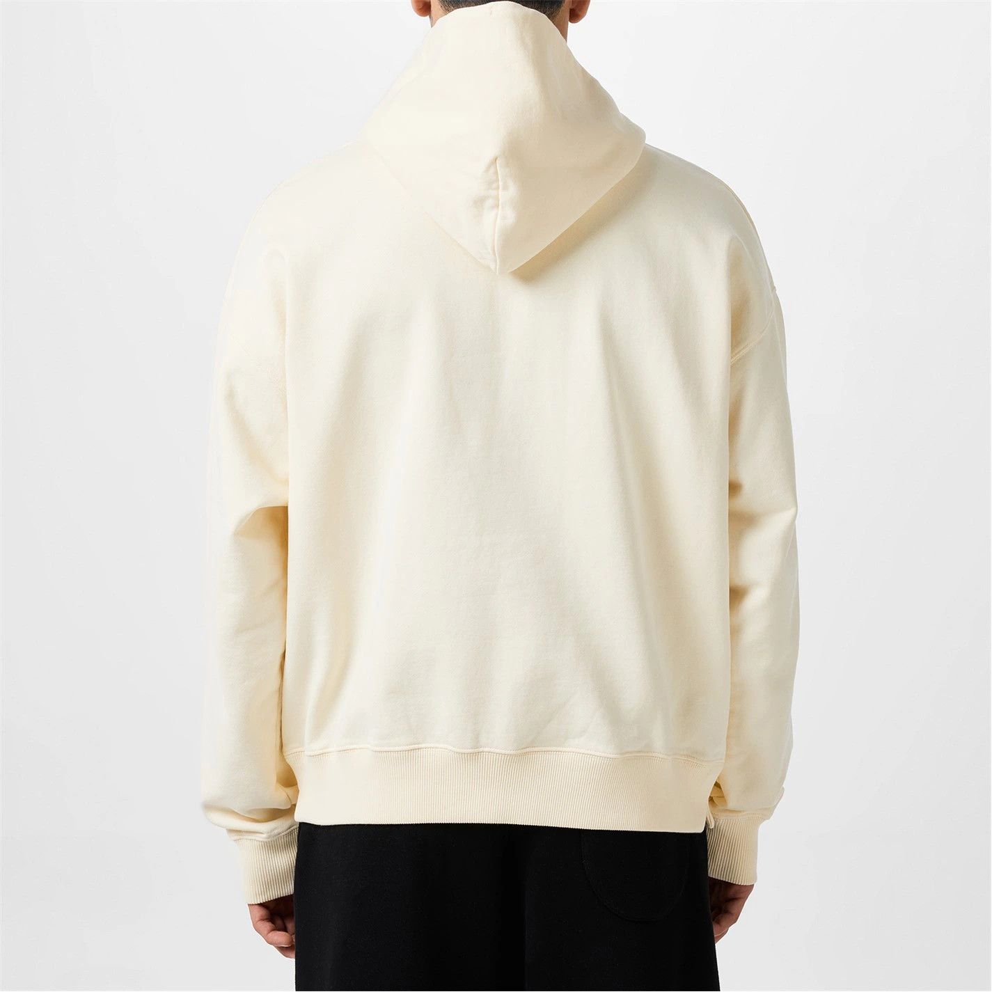 Off-White o1g2r1mq0226 Script Hoodie In Ivory Size US L / EU 52-54 / 3 - 4 Thumbnail