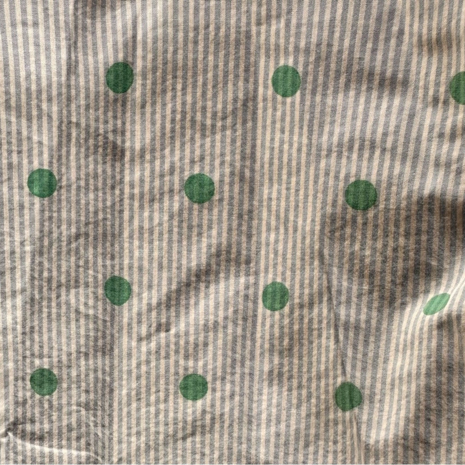 Bonobos Bonobos Slim Fit Cotton Blue Stripe & Green Dot Button-Up Size US M / EU 48-50 / 2 - 5 Thumbnail