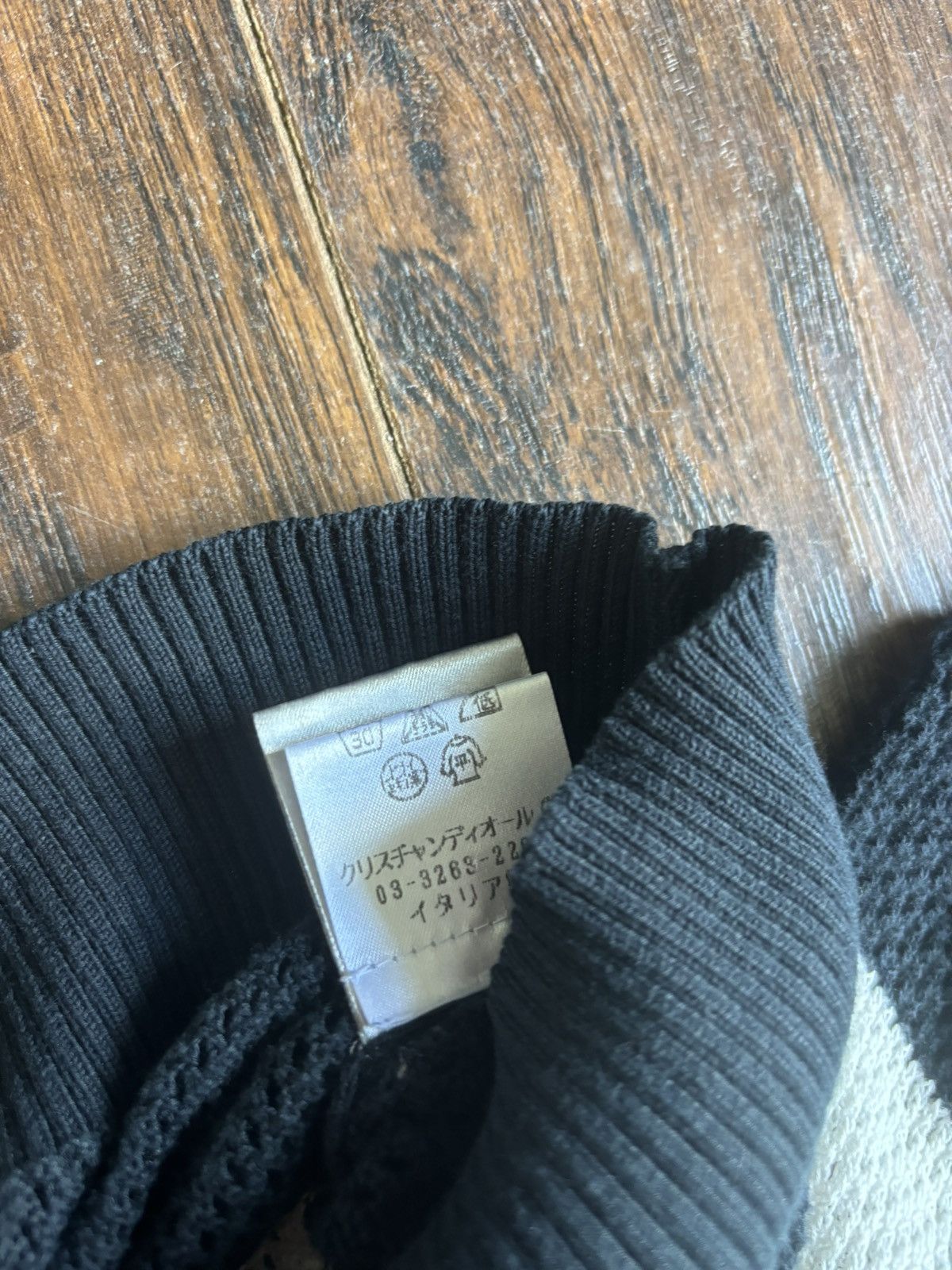 Dior Hedi Slimane Dior Homme Striped Mesh Top Size US M / EU 48-50 / 2 - 4 Thumbnail
