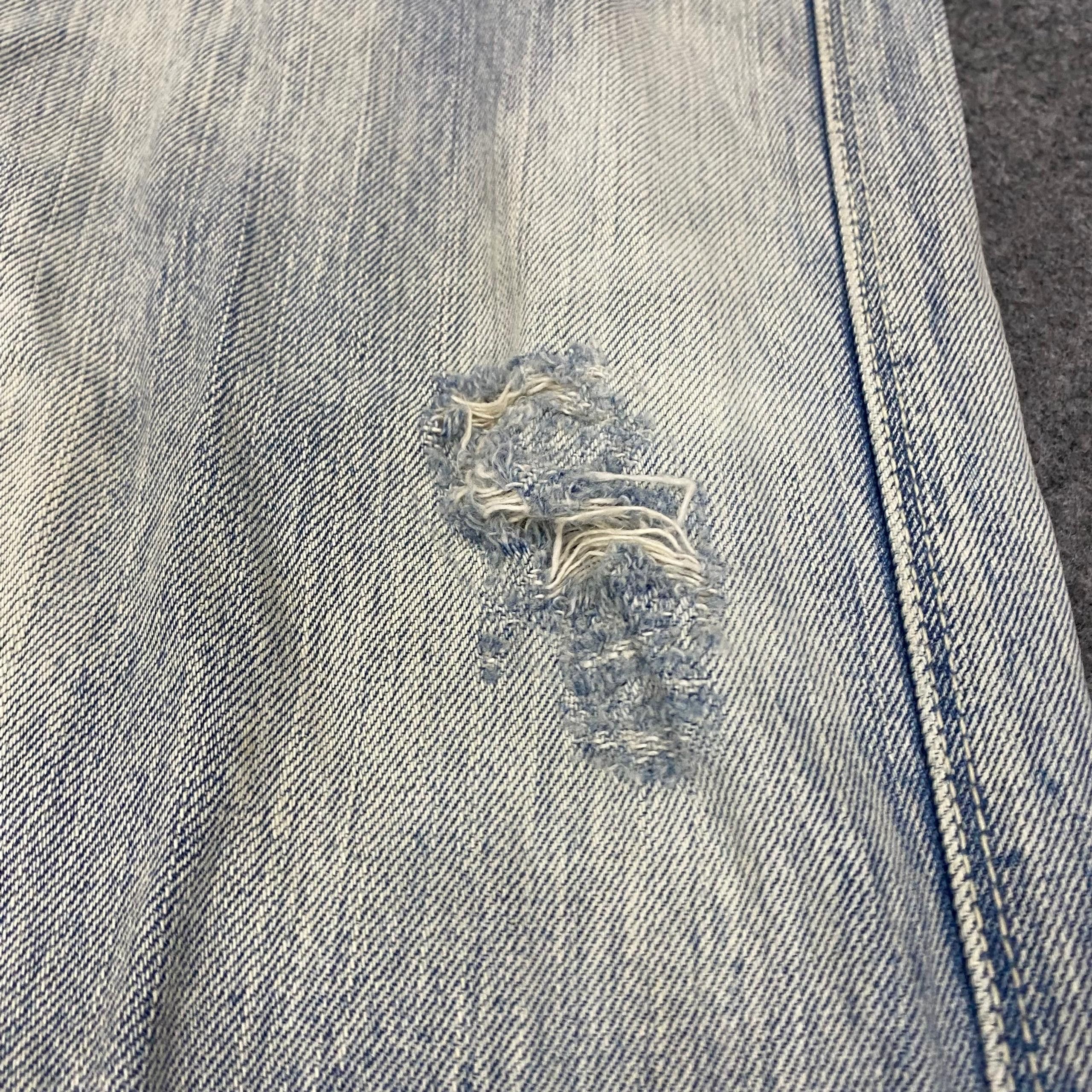 If Six Was Nine 💥Best Offer💥Vintage Cocolulu Men Distressed Denim Size US 34 / EU 50 - 9 Thumbnail