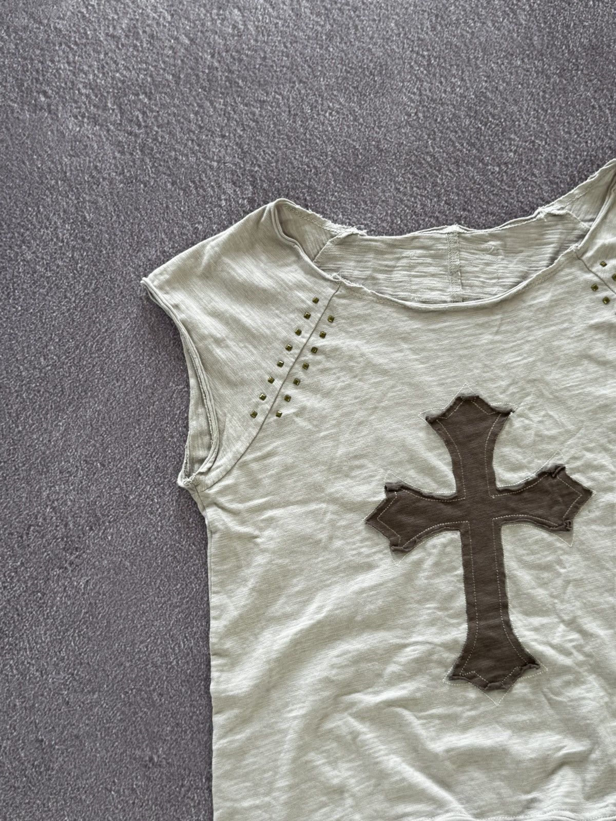 Hysteric Glamour Y2K Chrome Hearts Style Grunge Top T-Shirt Size L / US 10 / IT 46 - 4 Thumbnail