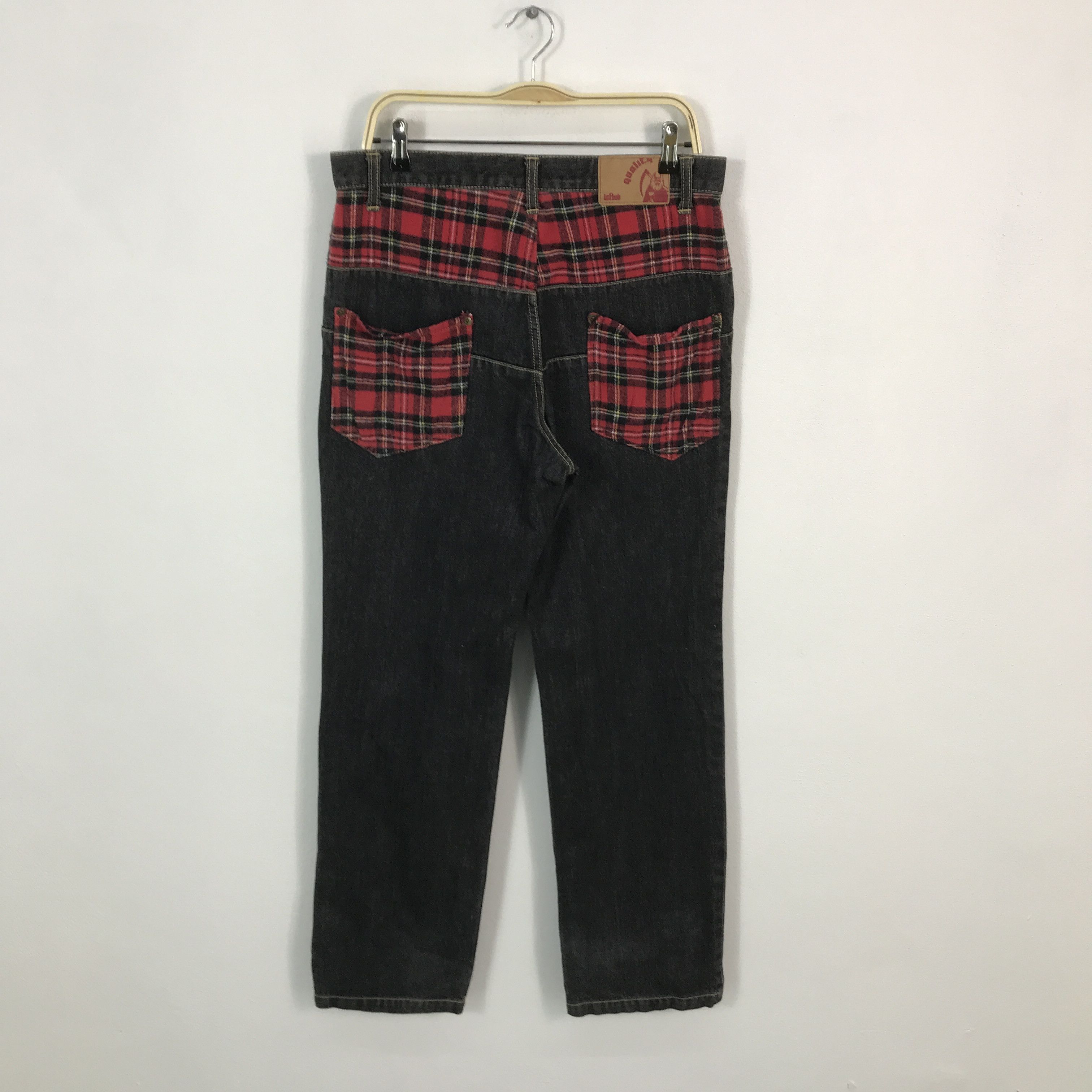 Japanese Brand Japan brand black denim leflah jeans pants Size US 31 - 4 Thumbnail