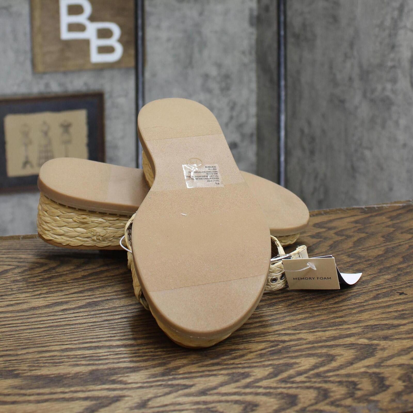 Designer NWT Universal Thread Insole 89530351 Beige Brown 8.5M 8.5 M Size US 8.5 / IT 38.5 - 4 Thumbnail
