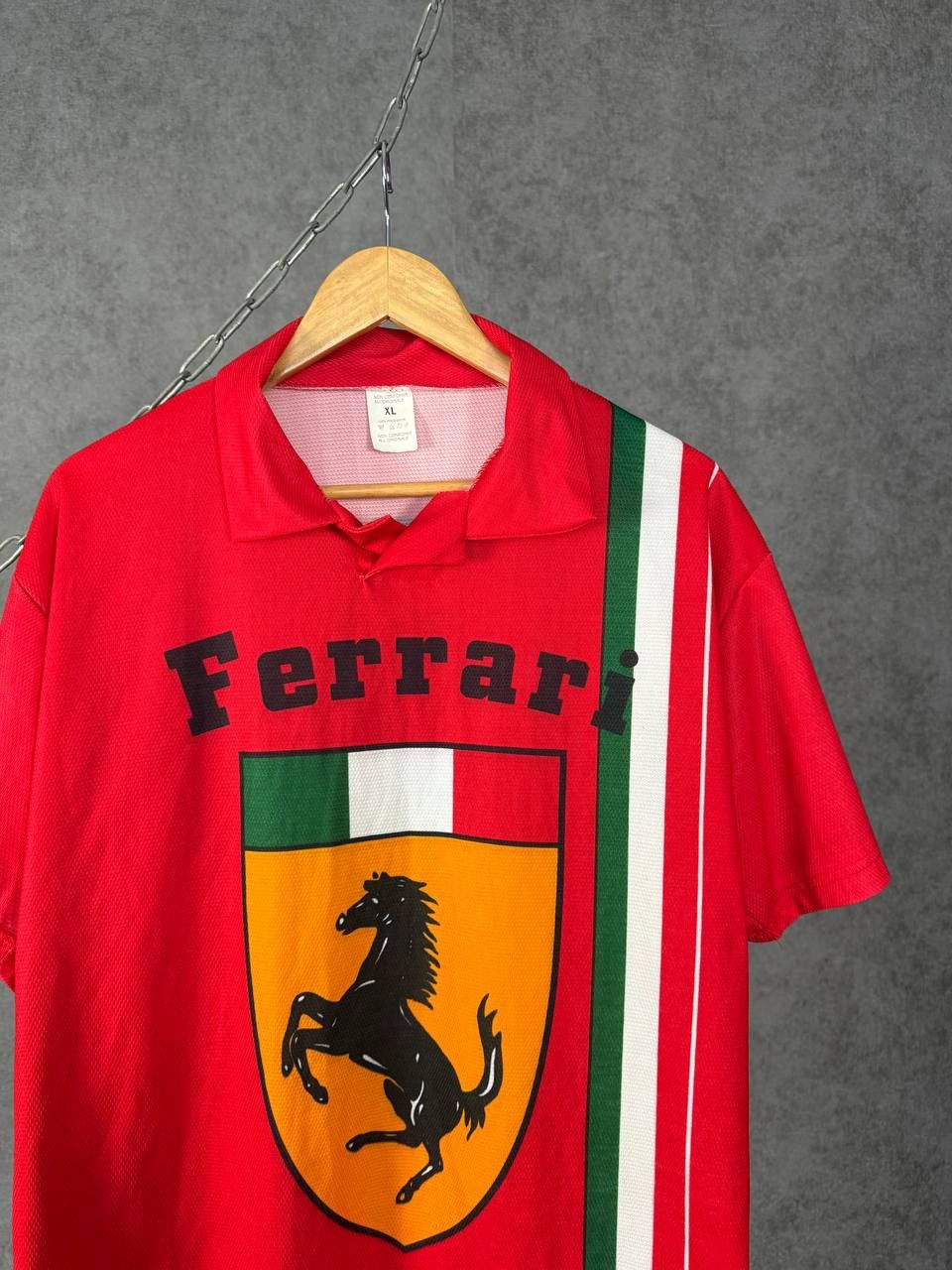 Formula 1 Ferrari Formula uno big logo polo tee Size US XL / EU 56 / 4 - 4 Thumbnail
