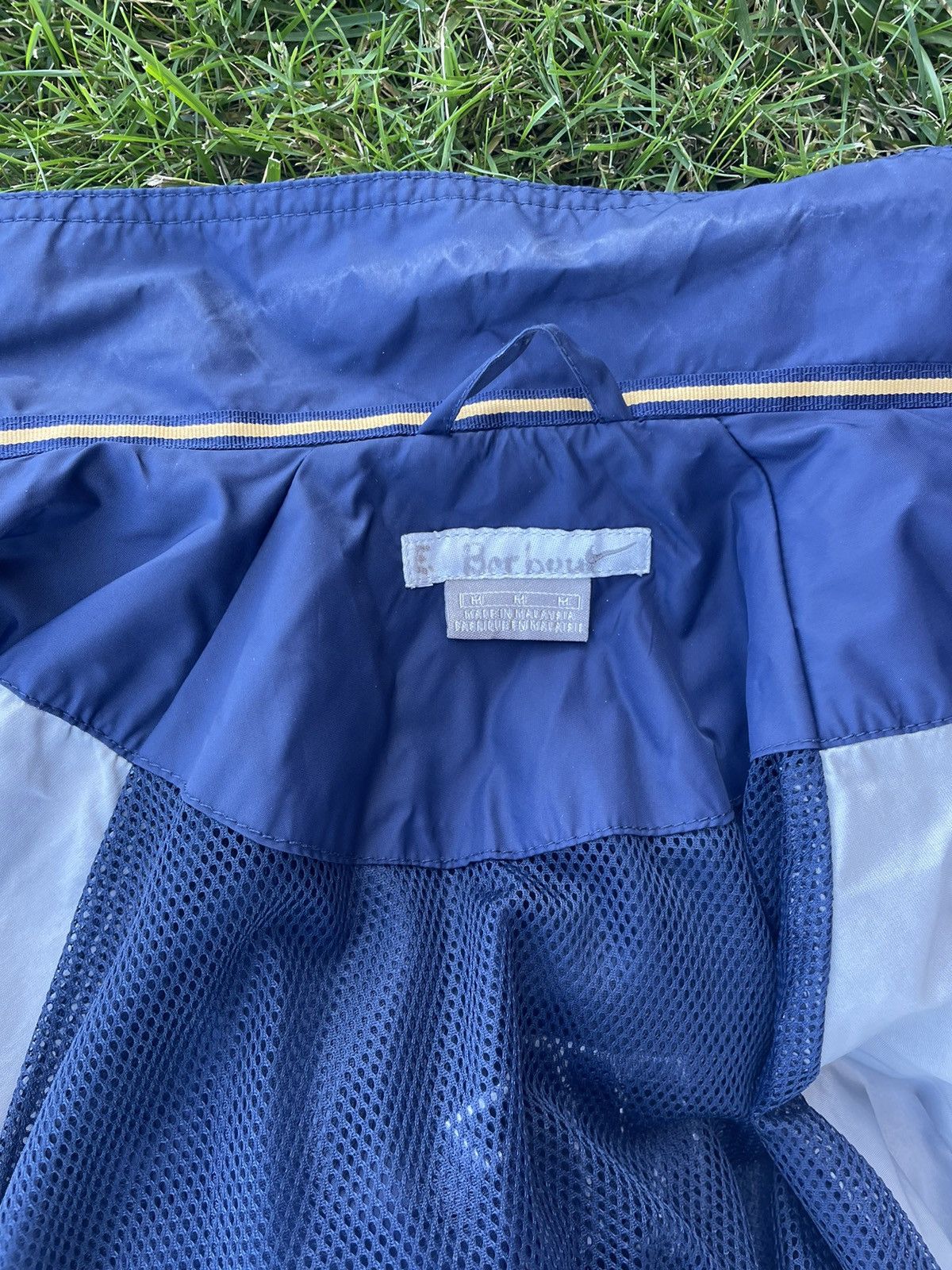 Nike Vintage Nike Drill Track Jacket Michigan Blue/Yellow Size US M / EU 48-50 / 2 - 3 Thumbnail