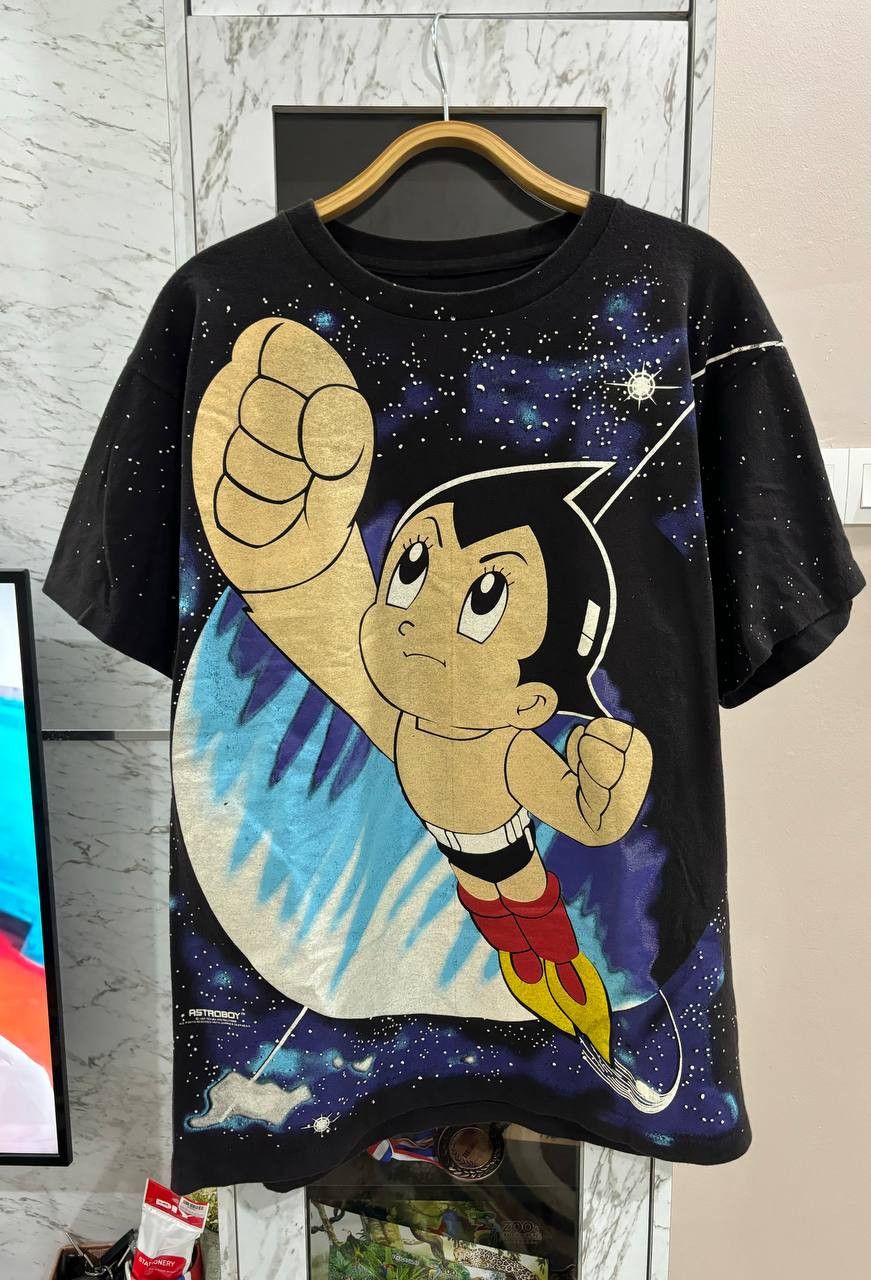 Cartoon Network × Japanese Brand × Vintage Vintage Astro Boy Japan Anime OverPrint Tee Akira Bleach Size US L / EU 52-54 / 3 - 1 Thumbnail