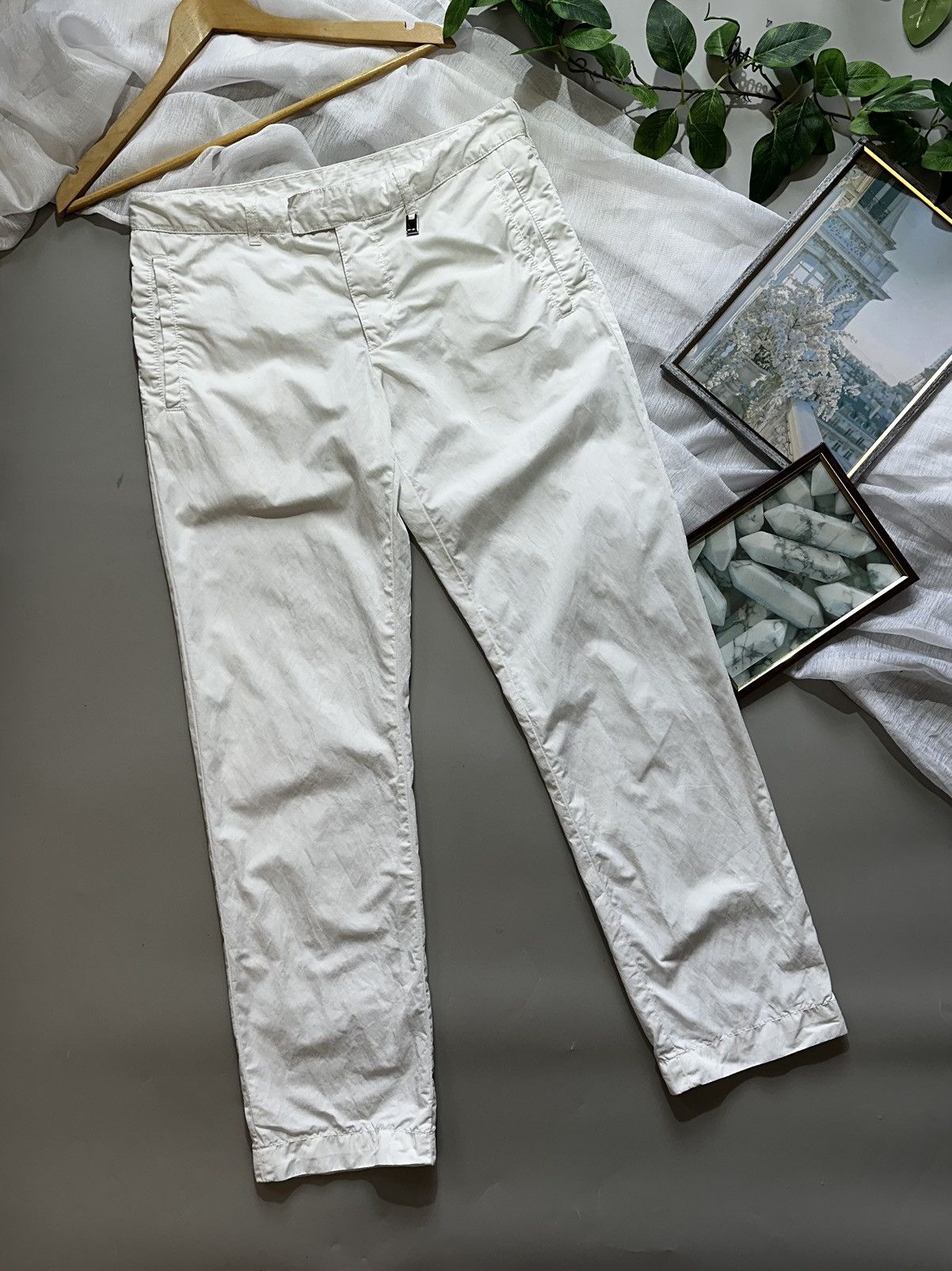Prada Vintage Prada Sport Nylon Cotton Blend Technical Pants Size US 31 - 4 Thumbnail
