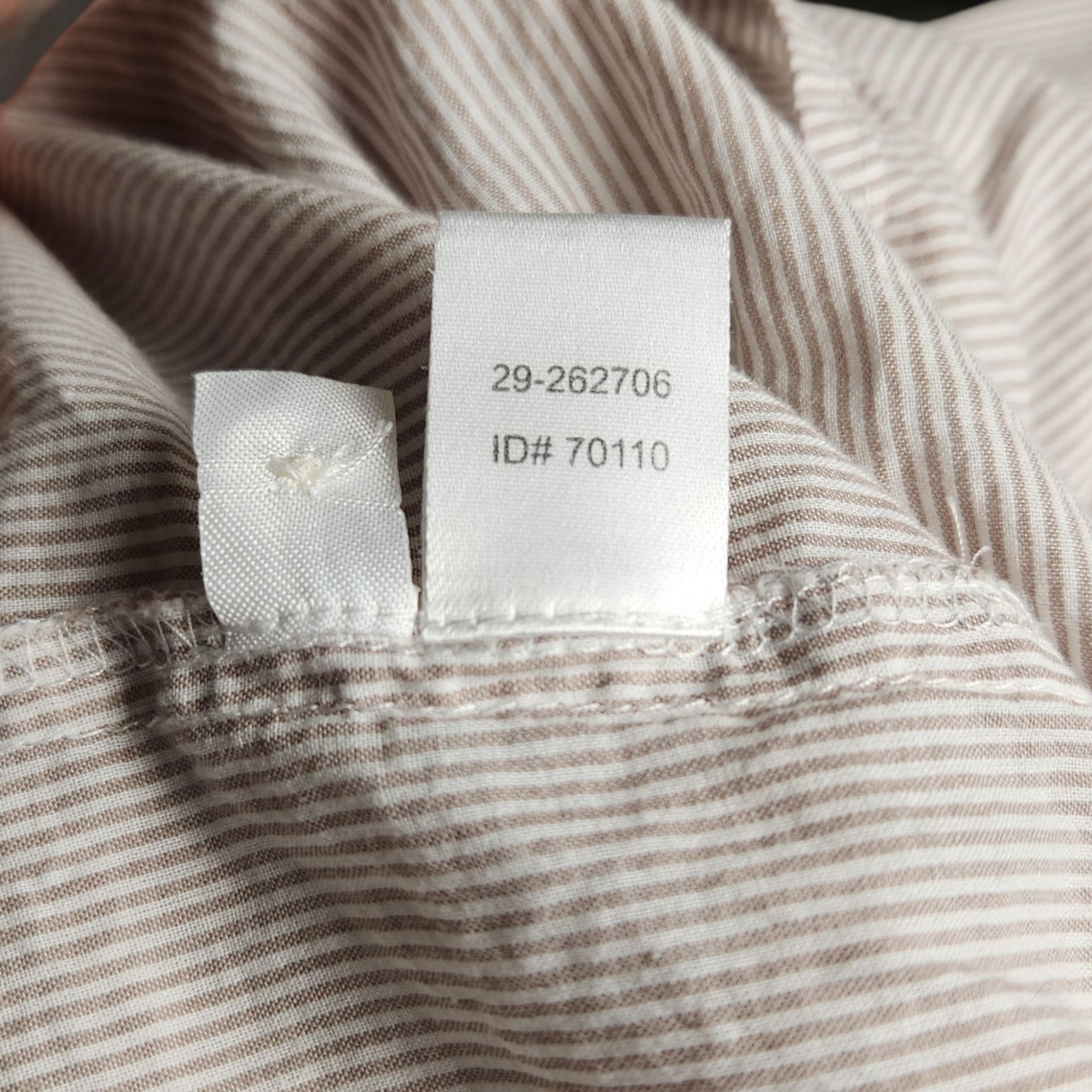 Other LOFT Brown and White Striped Button-Down Shirt - XXL Size XXL / US 16-18 / IT 52-54 - 5 Thumbnail