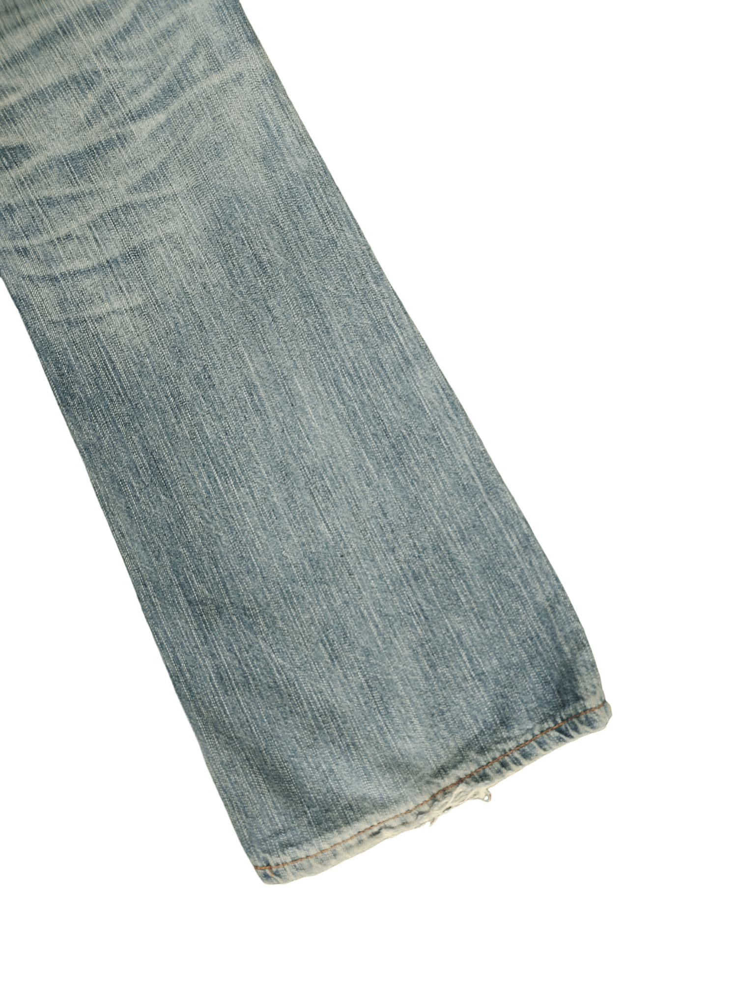 Edwin Flare Jeans Edwin XV Distress Faded Boot Cut Y2k Mudmax Size US 31 - 8 Thumbnail