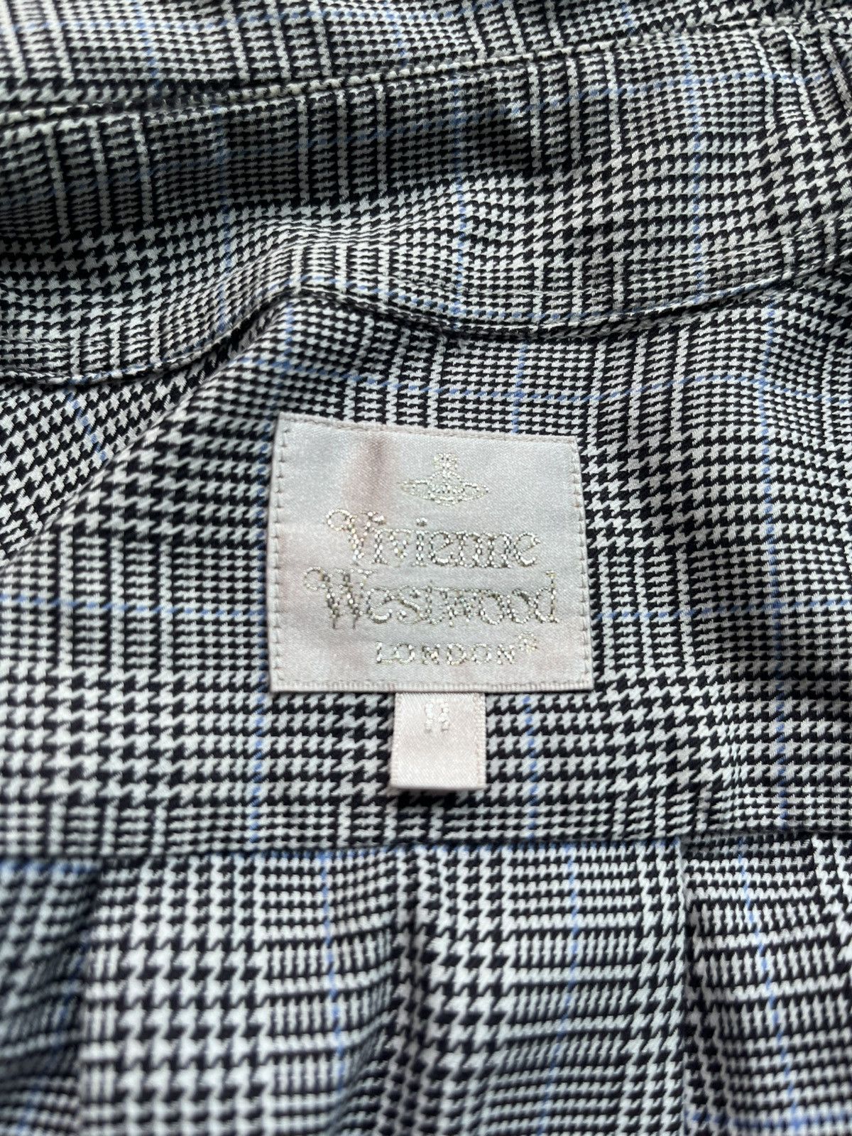 Vivienne Westwood 8 Vivienne westwood vintage houndstooth button up shirt Size S / US 4 / IT 40 - 9 Thumbnail