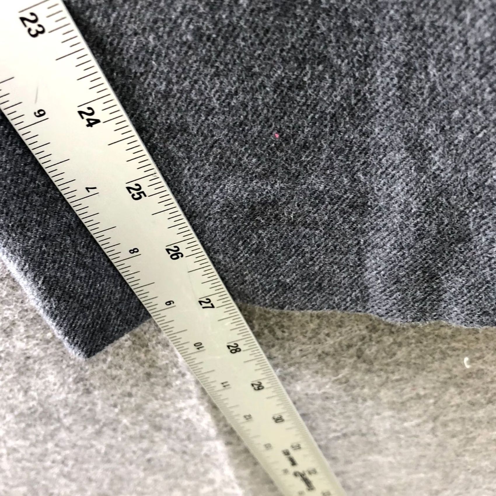 Vintage L.L. Bean Pants Womens 10 Gray Flannel Classic Fit Straight High Rise Comfort Size 32" / US 10 / IT 46 - 7 Thumbnail