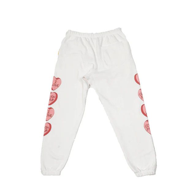 Awful lot of cough Valentines Day Sweatpants Cream