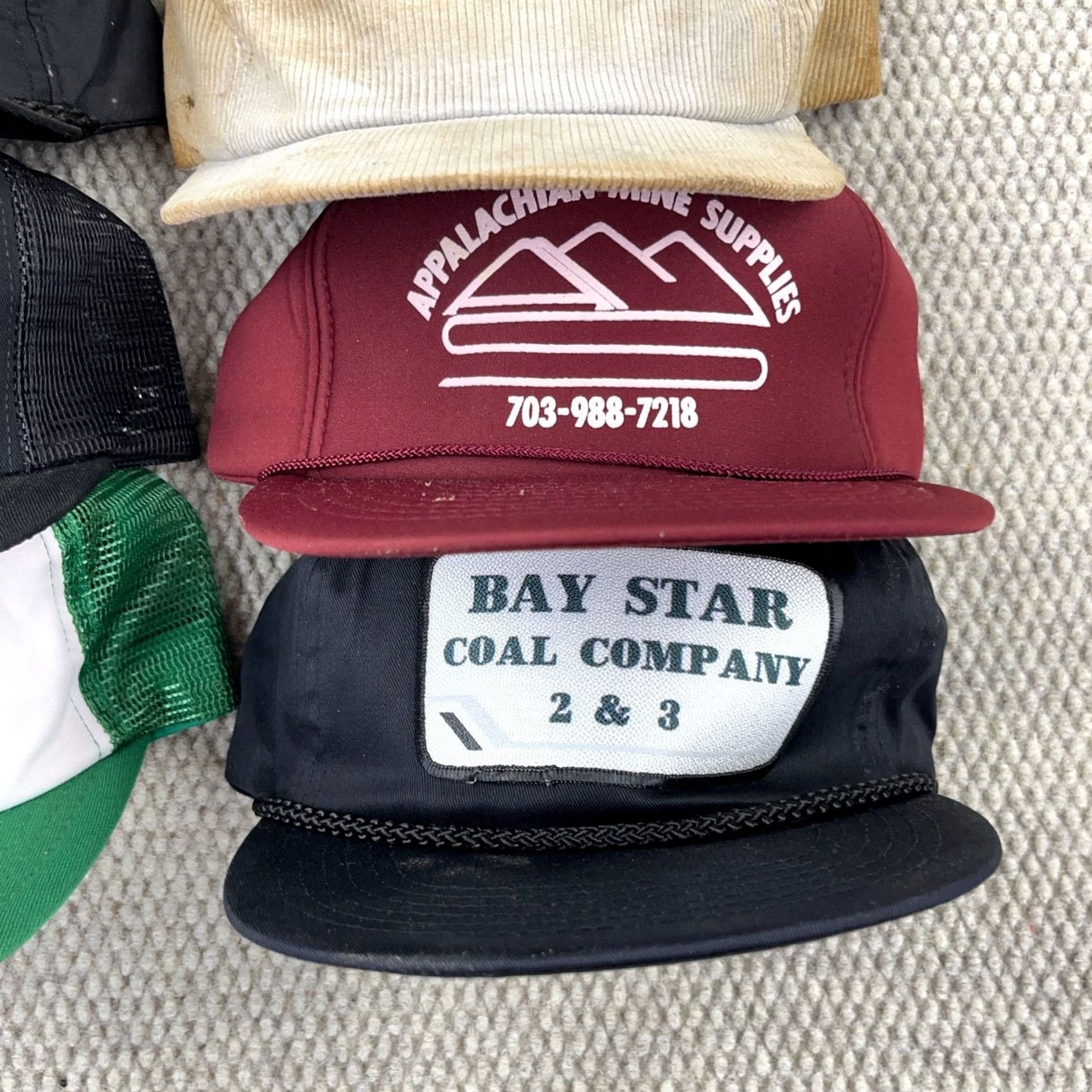 Coal VINTAGE Trucker Hat Lot Snapback Cap 80s 90s Y2K Patch USA Coal Mine Rope Men Size ONE SIZE - 5 Thumbnail