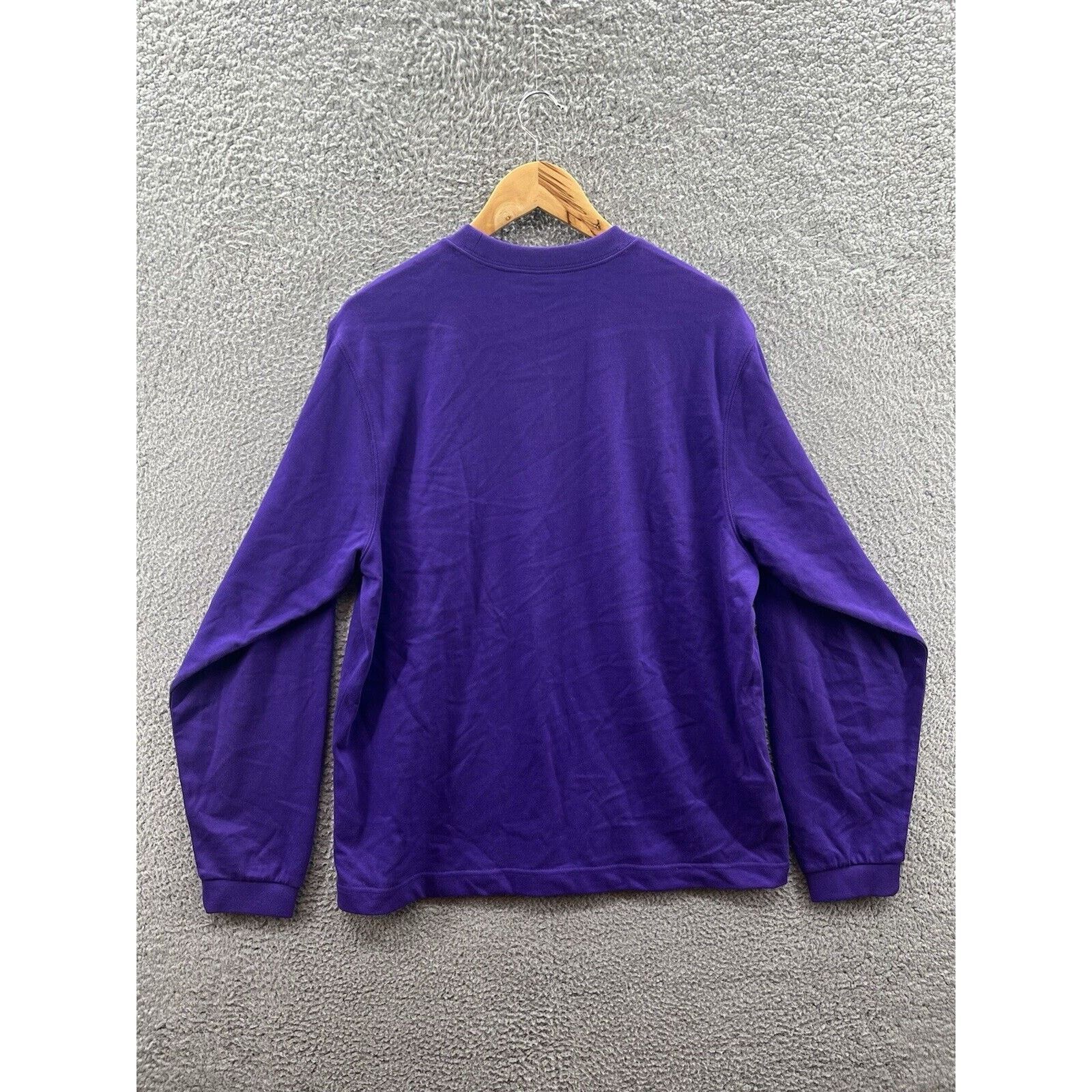 Nike Nike Solo Swoosh Purple Long Sleeve Size Medium DX0884-504 Size US M / EU 48-50 / 2 - 2 Thumbnail