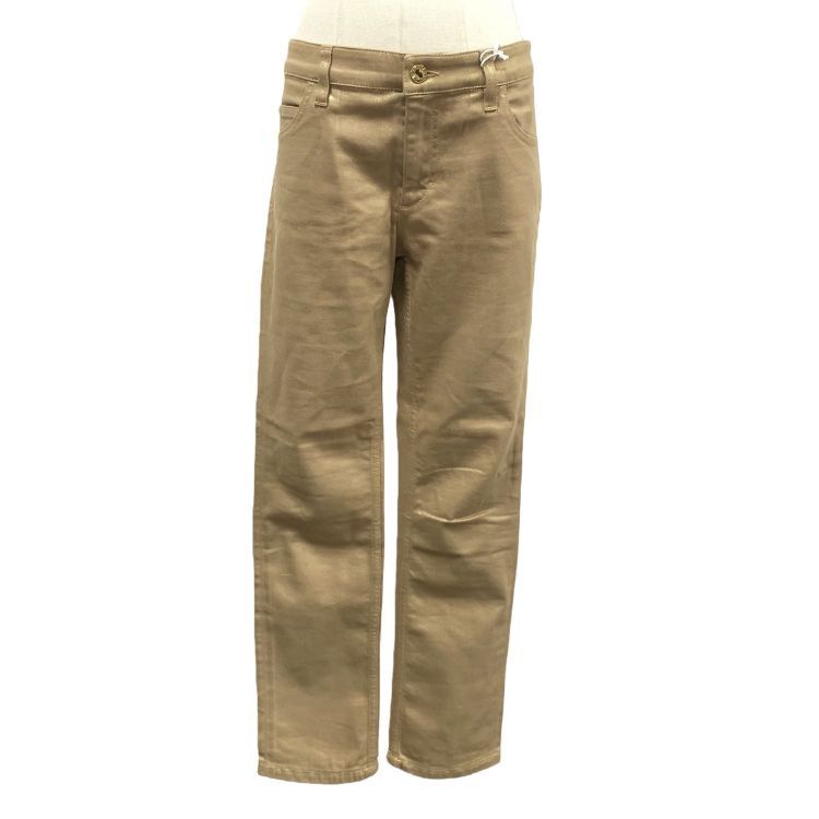 Louis Vuitton Louis Vuitton Gold Metallic Pants Size 38 Size 27" / US 4 / IT 40 - 1 Thumbnail