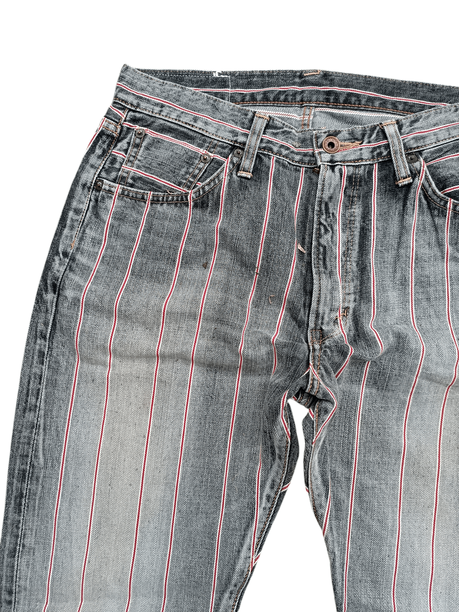 Edwin × Vintage Vintage Rare 🔥 FLARED Edwin 13oz Grand Blue Selvedge Denim Size US 30 / EU 46 - 10 Thumbnail
