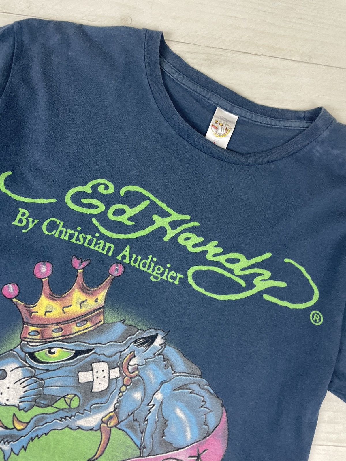 Ed Hardy Ed Hardy by Christian Audigier Tiger T-Shirt Size US L / EU 52-54 / 3 - 4 Thumbnail