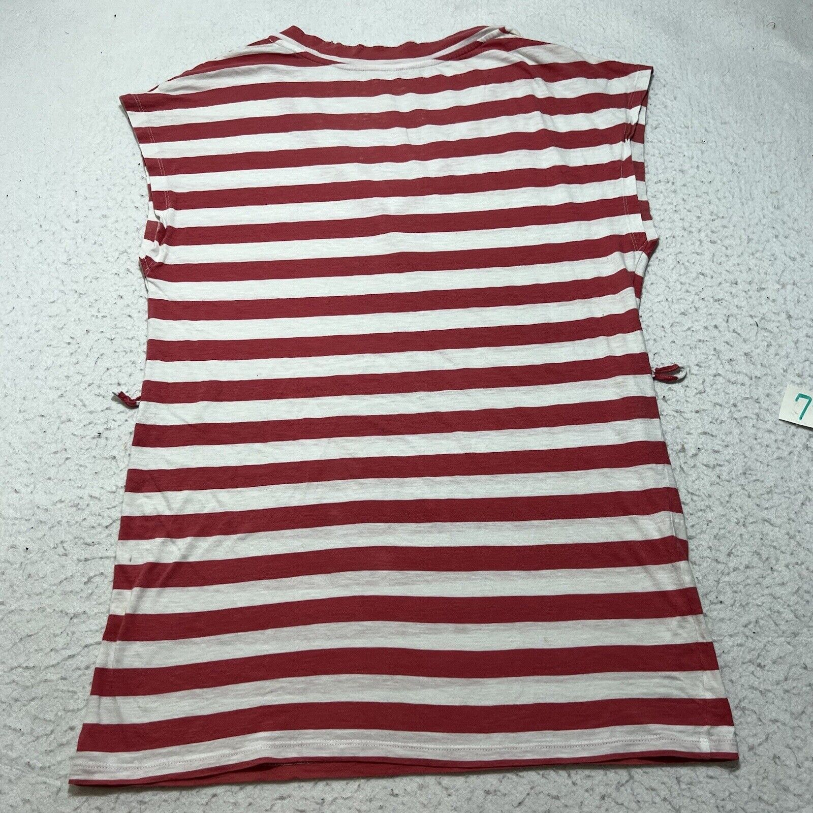 Ralph Lauren Ralph Lauren Medium V-Neck T-Shirt Mini Dress Pink Stripe Size M / US 6-8 / IT 42-44 - 10 Thumbnail