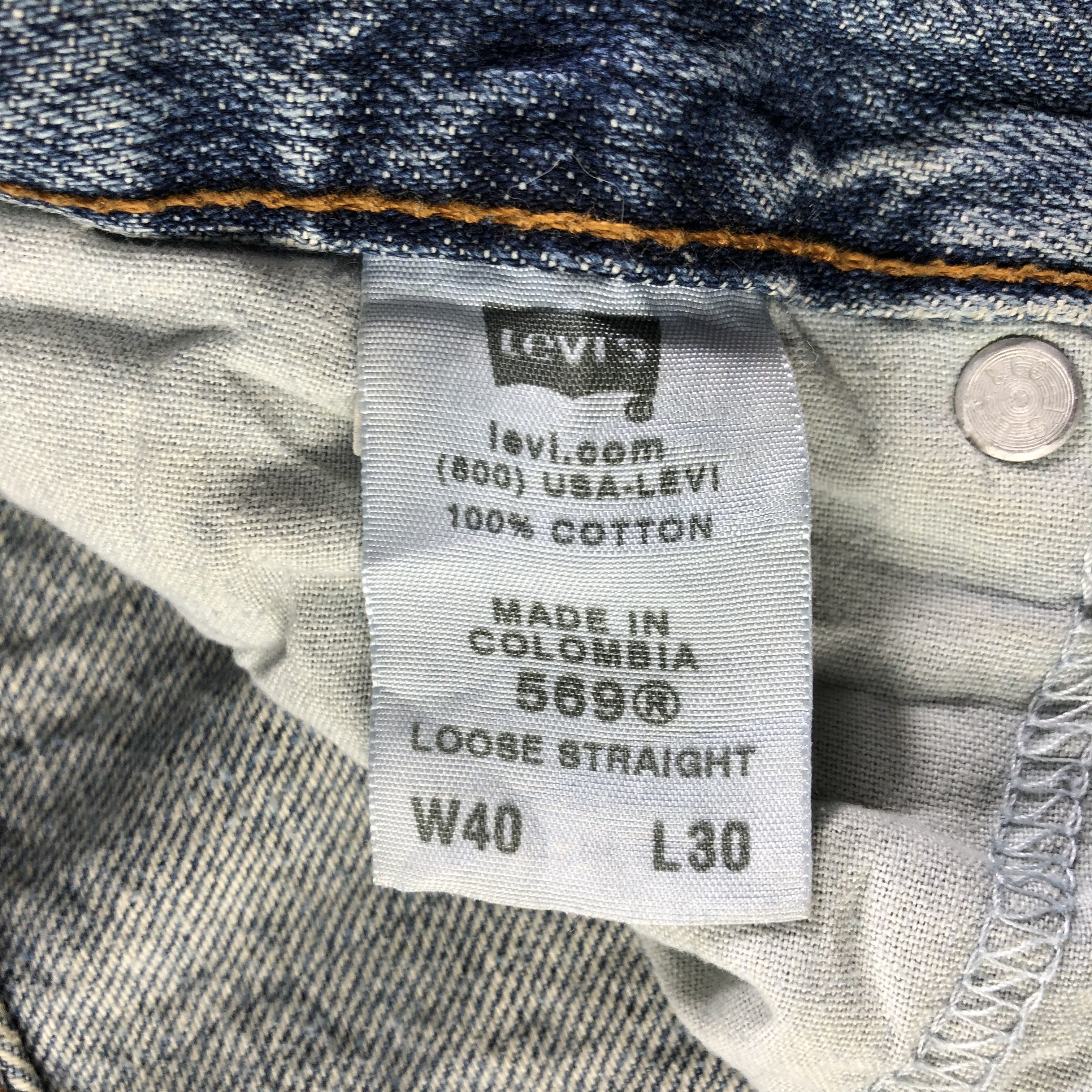 Levi's Vintage Levis 569 Jeans-J3210 Size US 42 / EU 58 - 13 Thumbnail