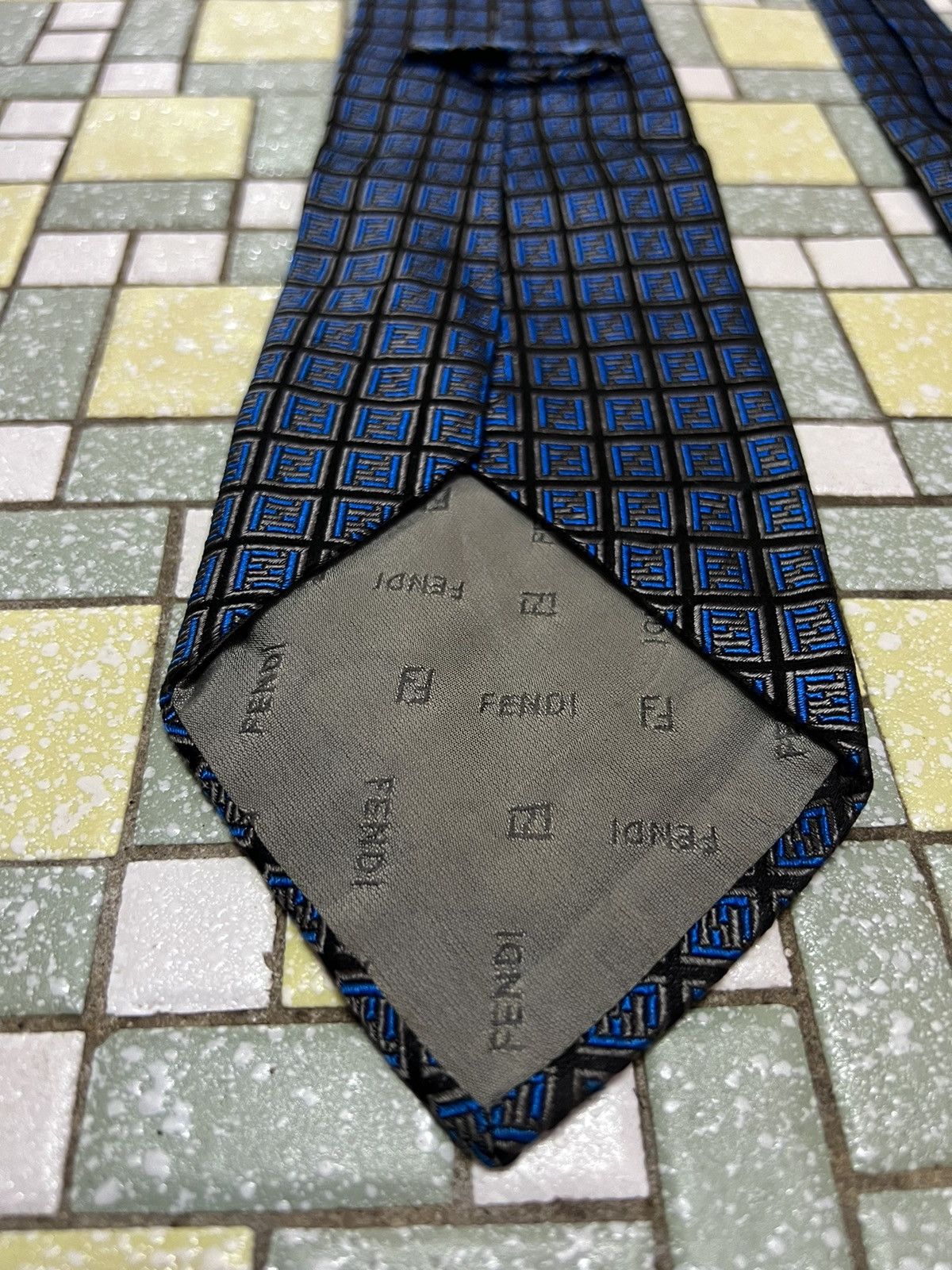 Designer × Fendi 💎FENDI MONOGRAM TIES Size ONE SIZE - 5 Thumbnail