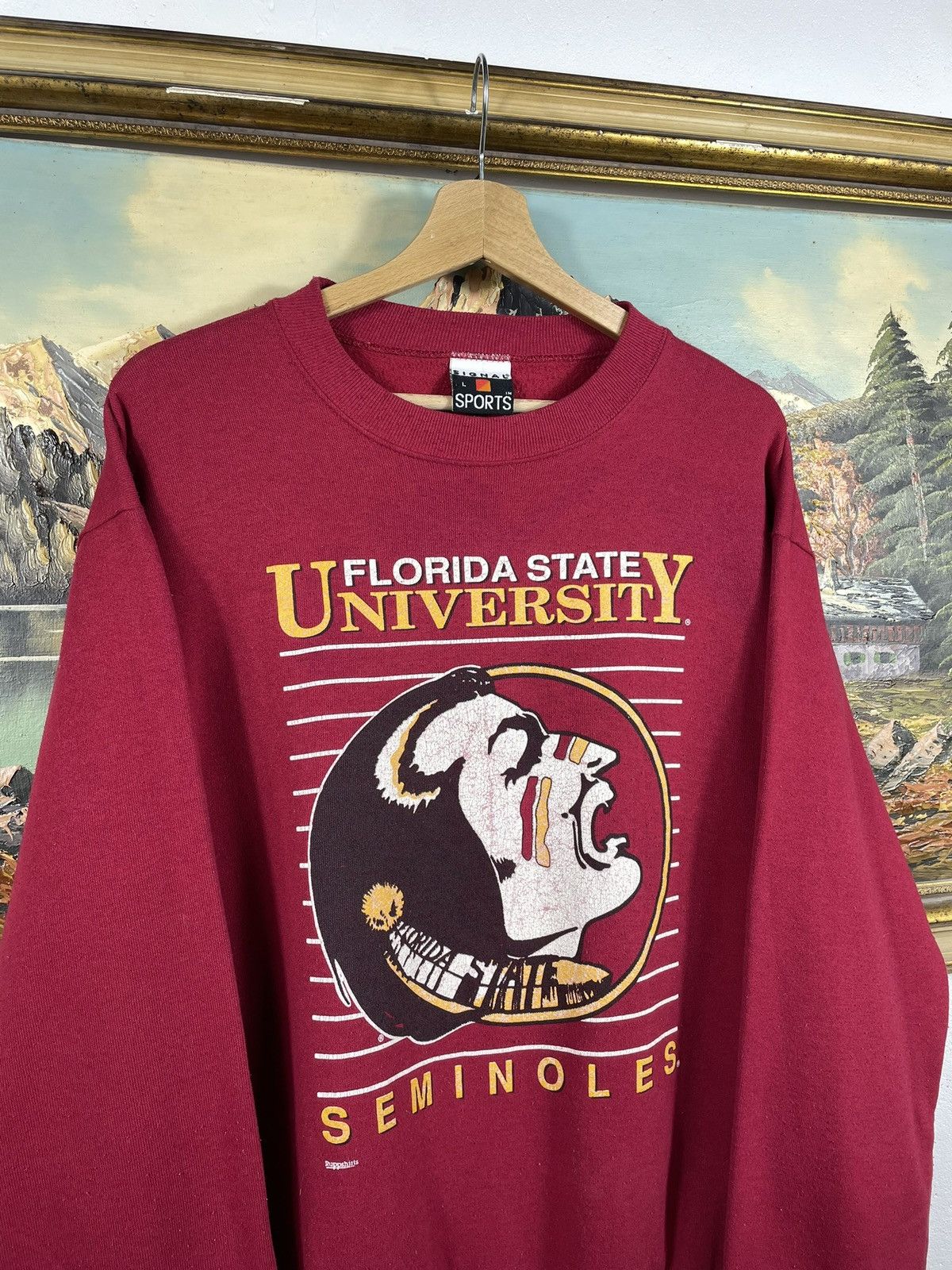 NFL × Vintage Washington Redskins Retro 90s Loose Boxy Crewneck NFL Size US L / EU 52-54 / 3 - 5 Thumbnail