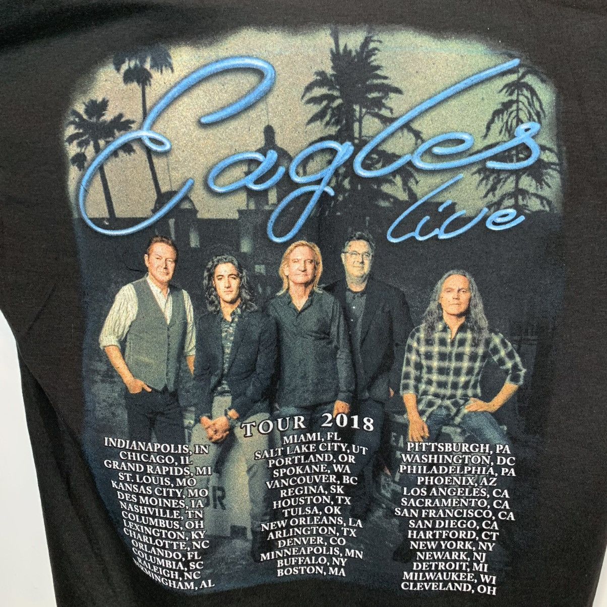 Shops eagles band tee