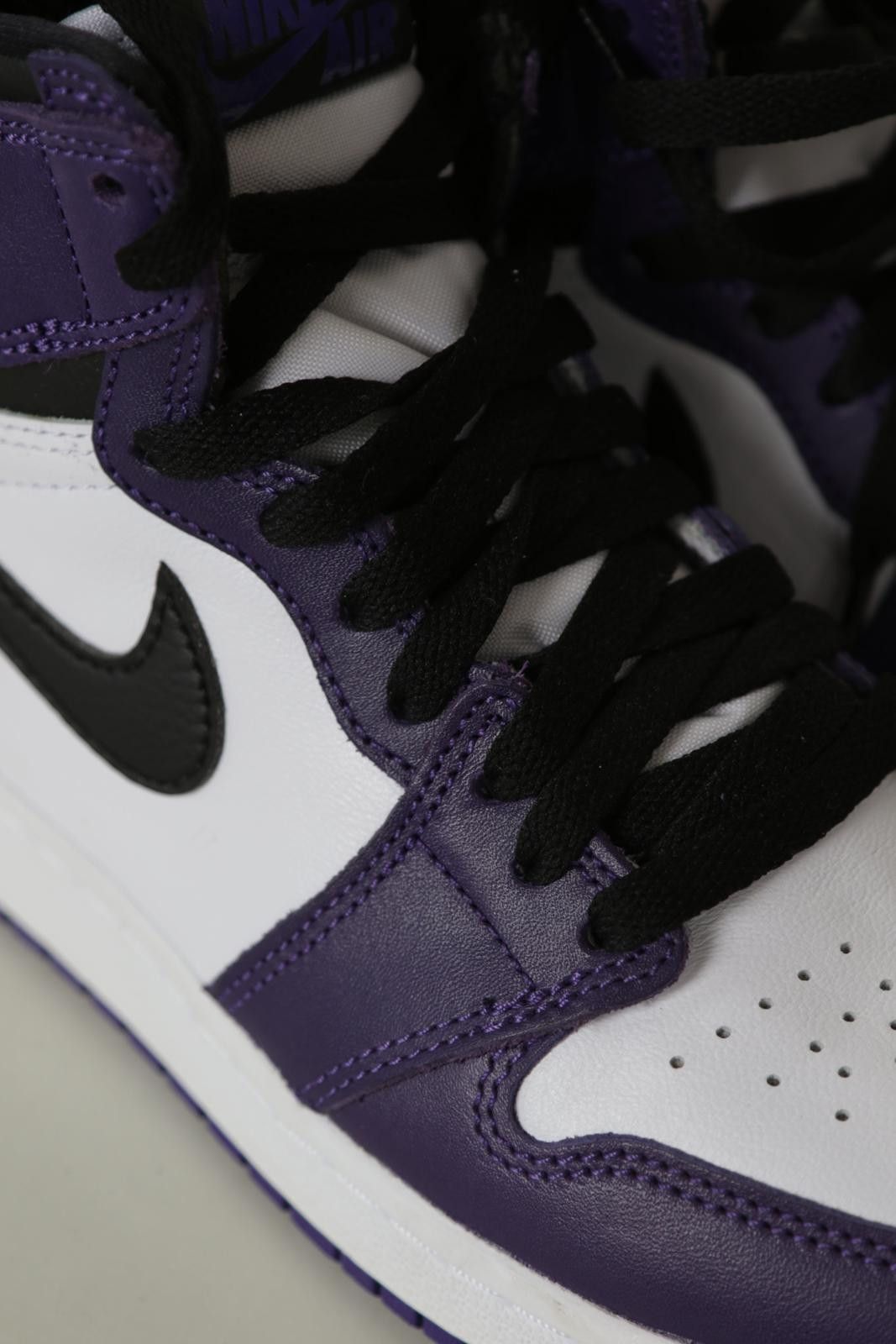 Nike 2020's Nike x Air Jordan 1 Court Purple High-Top Sneakers Size US 6.5 / EU 39-40 - 7 Thumbnail
