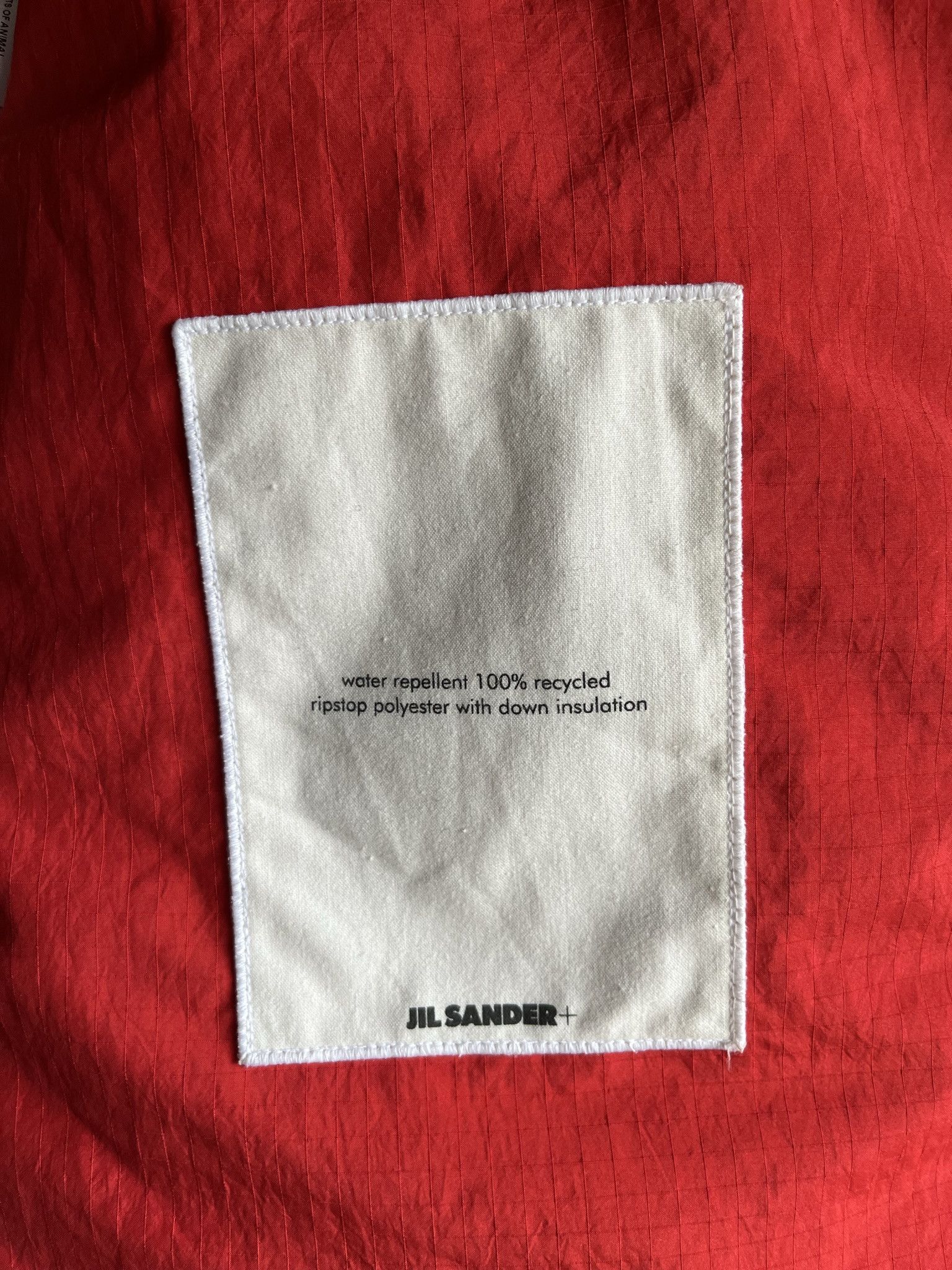 Jil Sander WORN ONCE $1650 Insulator Down Jacket Liner Quilted Red Size US L / EU 52-54 / 3 - 9 Thumbnail