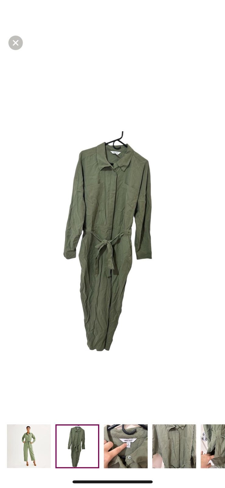 Nine West Nine West XL long sleeve utility jumpsuit Size 36" / US 14 / IT 50 - 2 Thumbnail