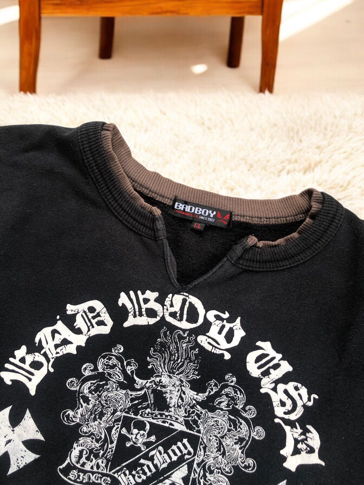 If Six Was Nine × Japanese Brand Bad Boy Sweatshirt Y2K Rare Size US L / EU 52-54 / 3 - 6 Thumbnail