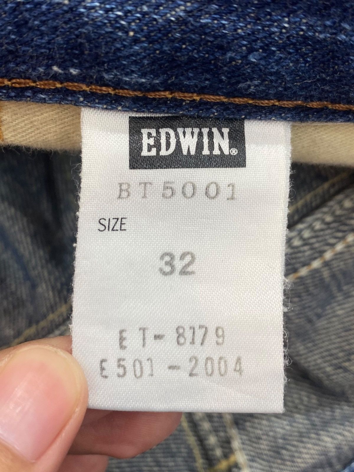 Edwin Edwin Whiskers Faded Wash Style Bootcut Jeans Size US 34 / EU 50 - 14 Thumbnail