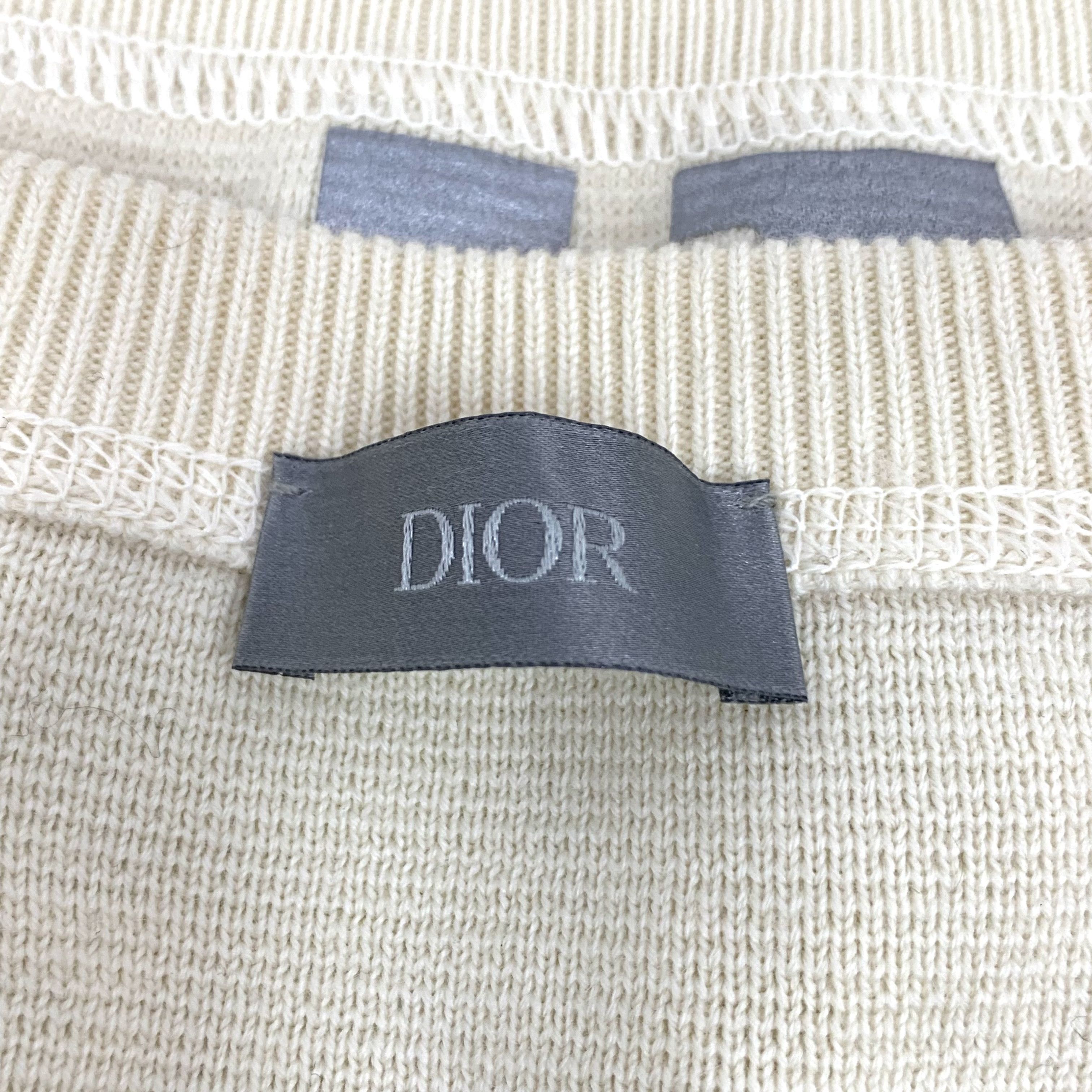 Dior Dior Colorblock Logo Print Wool Sweatshirt (XL) Size XL / US 12-14 / IT 48-50 - 5 Thumbnail