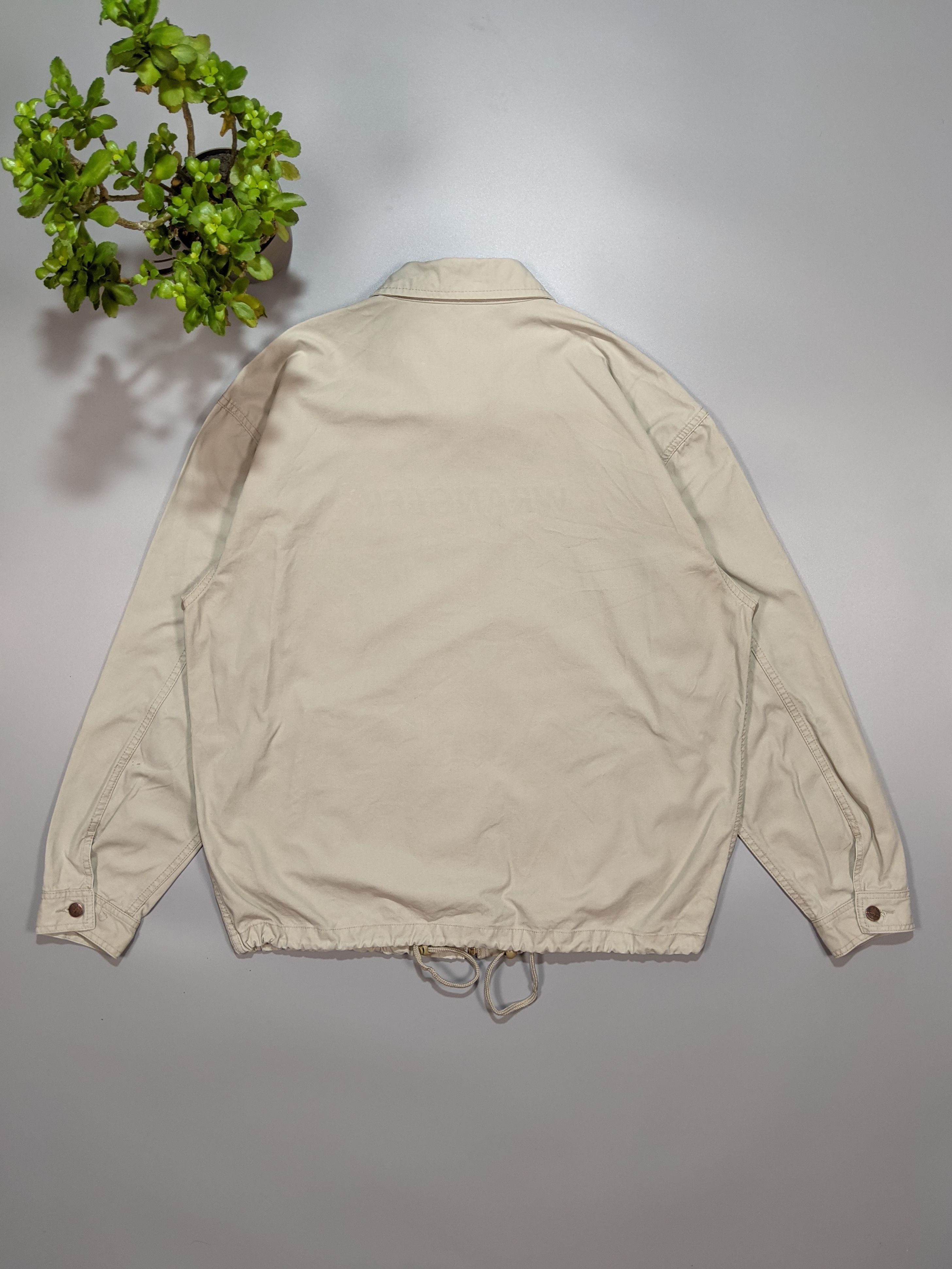Vintage × Wrangler WRANGLER 80s Vintage Beige Army Hunting Cotton Jacket Size US XXL / EU 58 / 5 - 6 Thumbnail